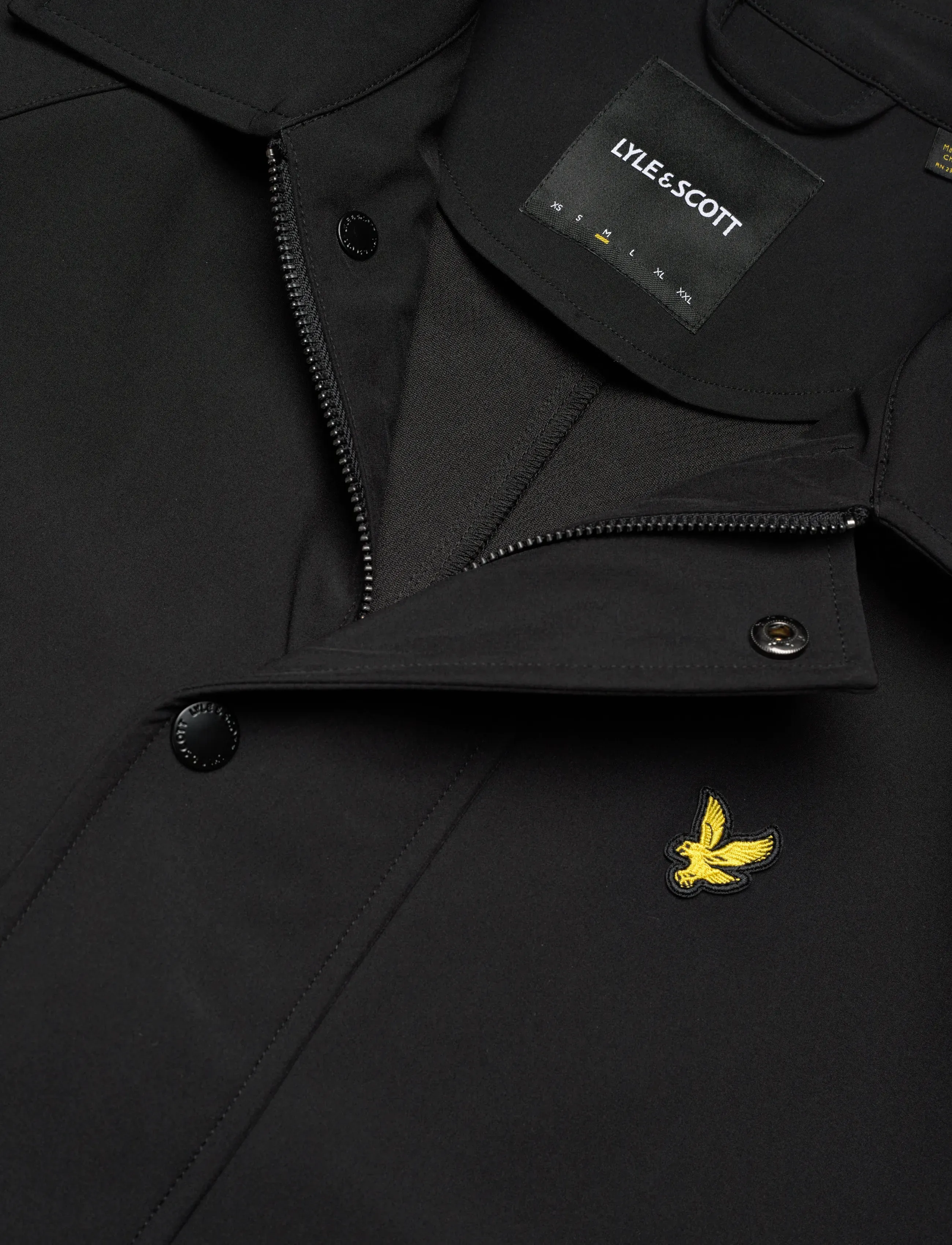 Lyle & Scott - Softshell Work Jacket - spring jackets - z865 jet black - 2