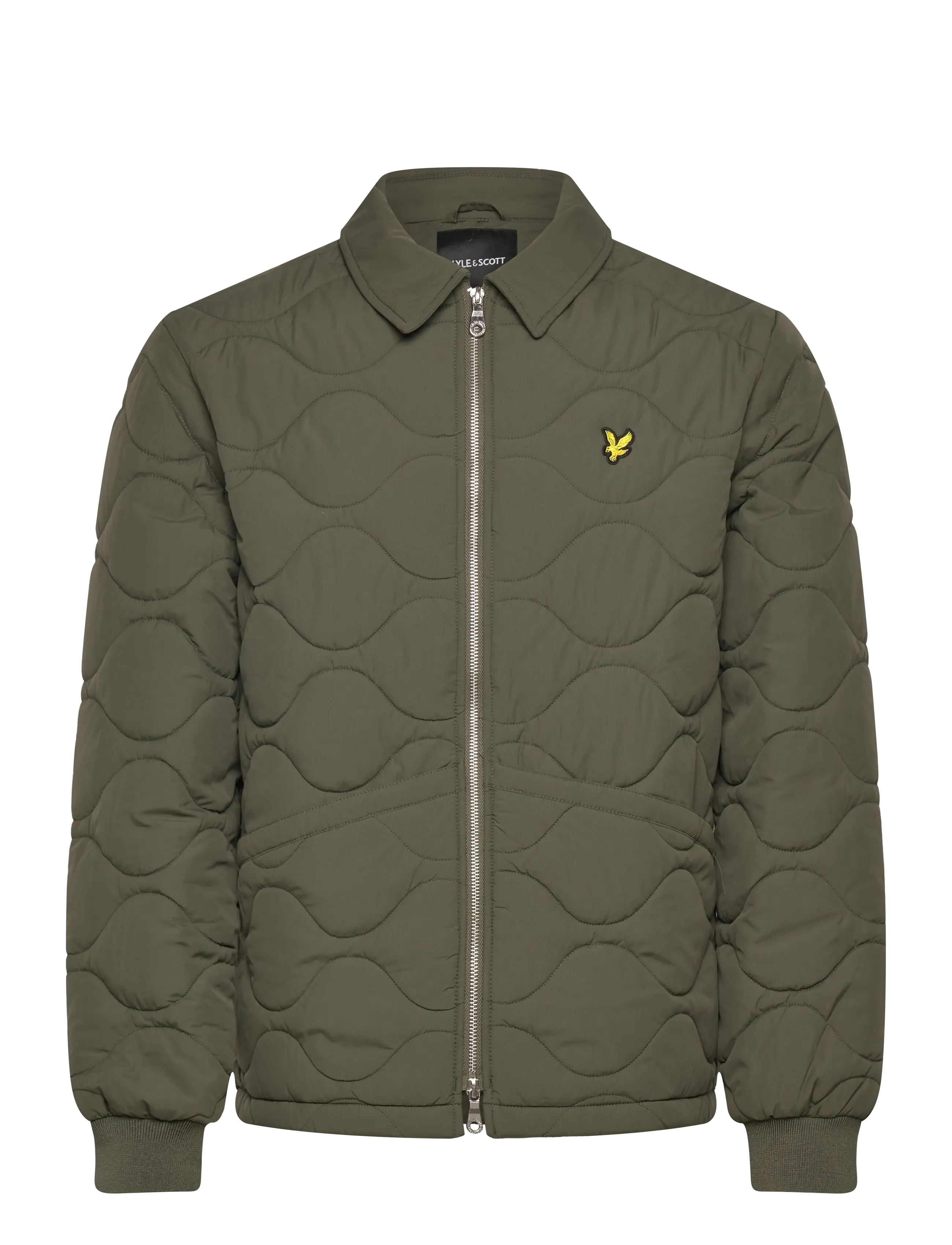 LYLE & SCOTT Quilted Ripstop Jacke Khaki - M - Herren