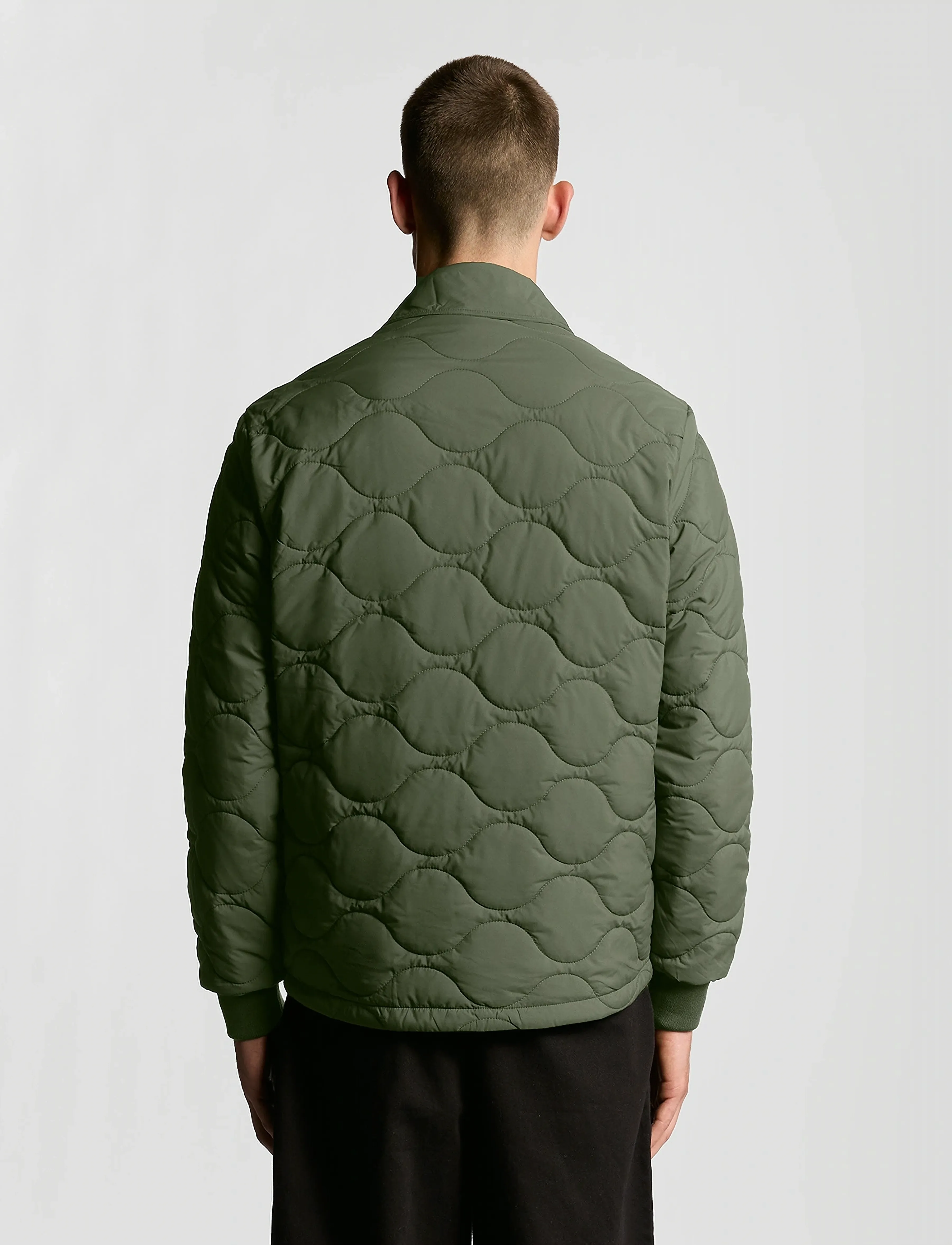 Lyle & Scott - Quilted Ripstop Jacket - overtøj - x848 deep depths - 3