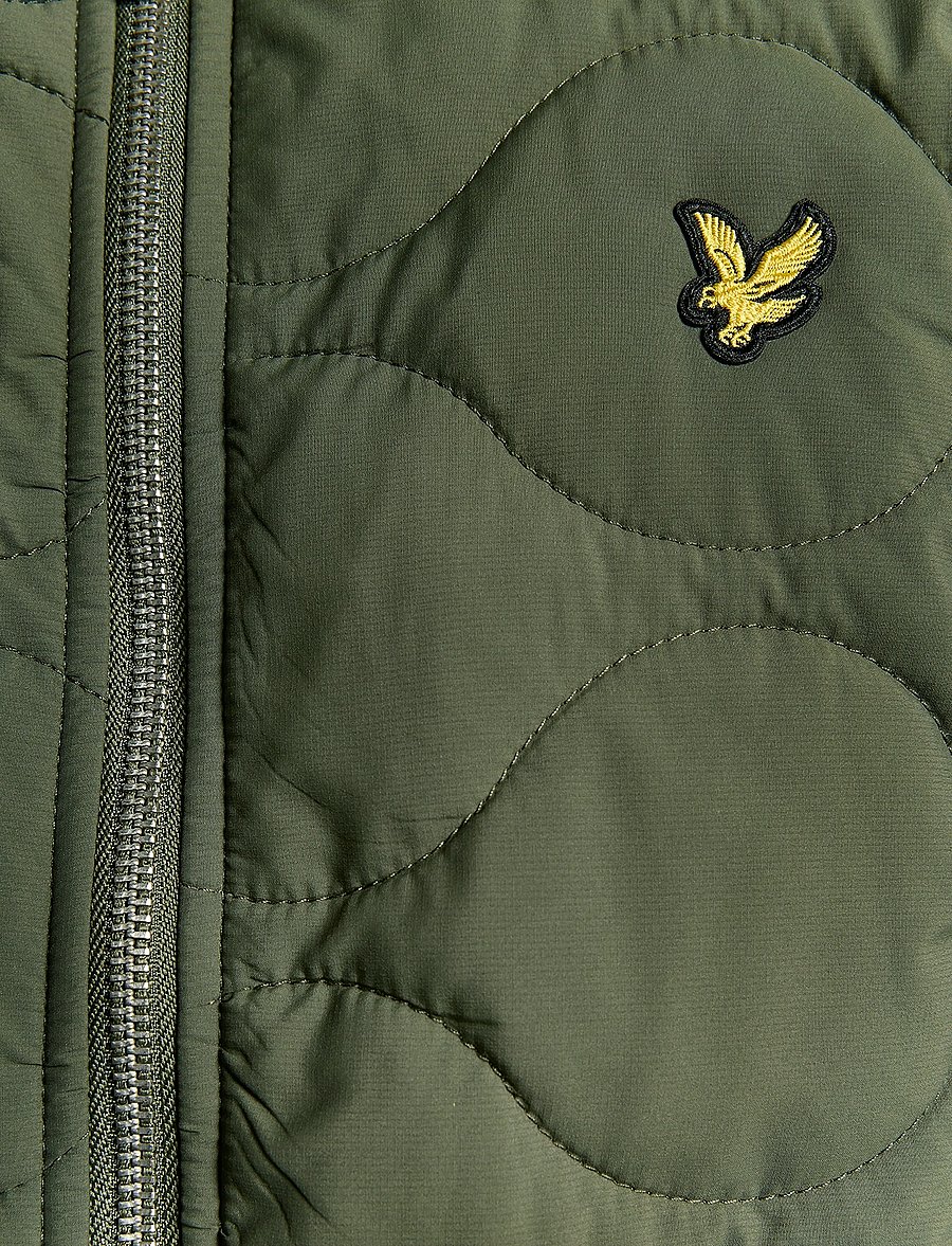 Lyle & Scott - Quilted Ripstop Jacket - herbstjacken - x848 deep depths - 5