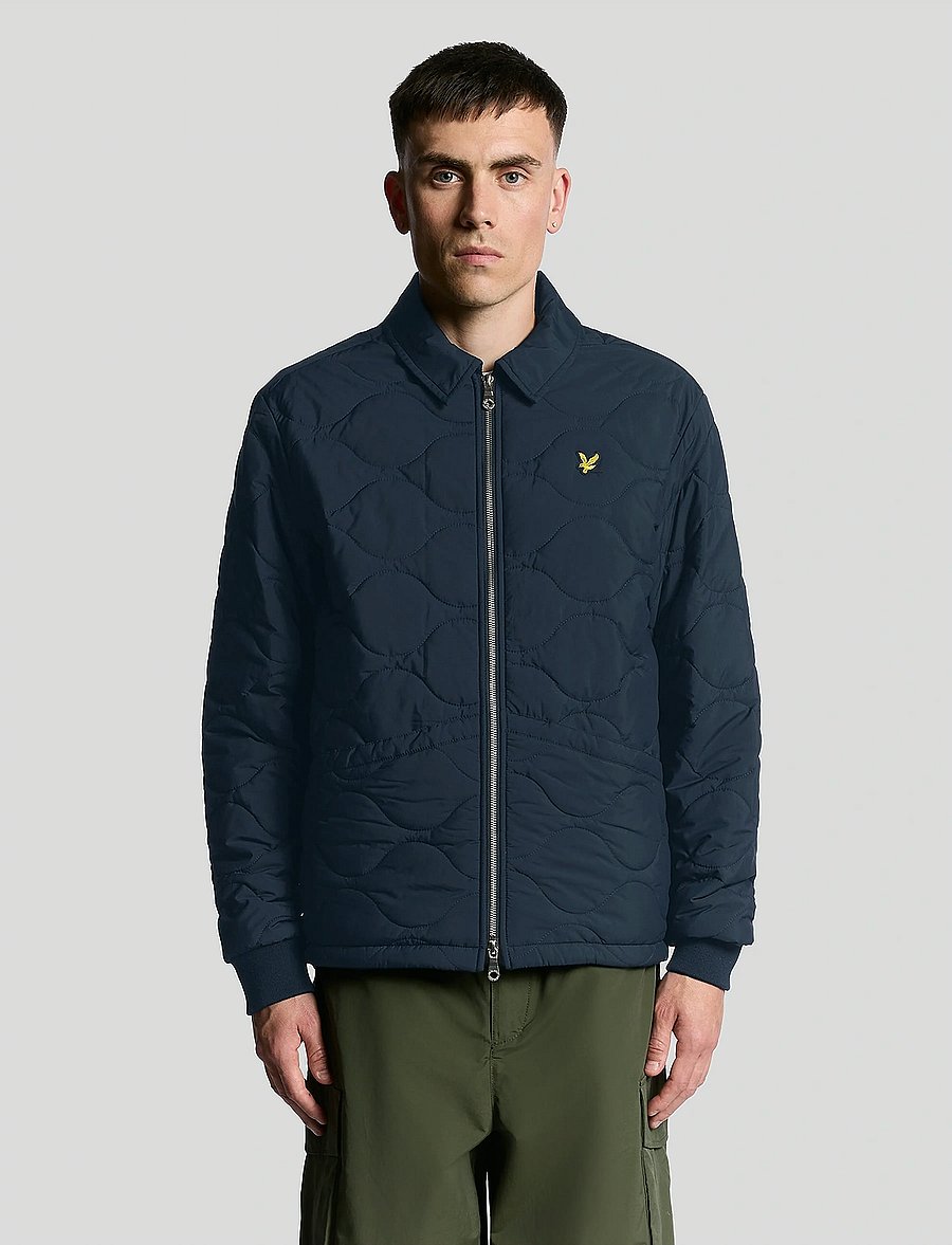 Lyle & Scott - Quilted Ripstop Jacket - herbstjacken - z271 dark navy - 0