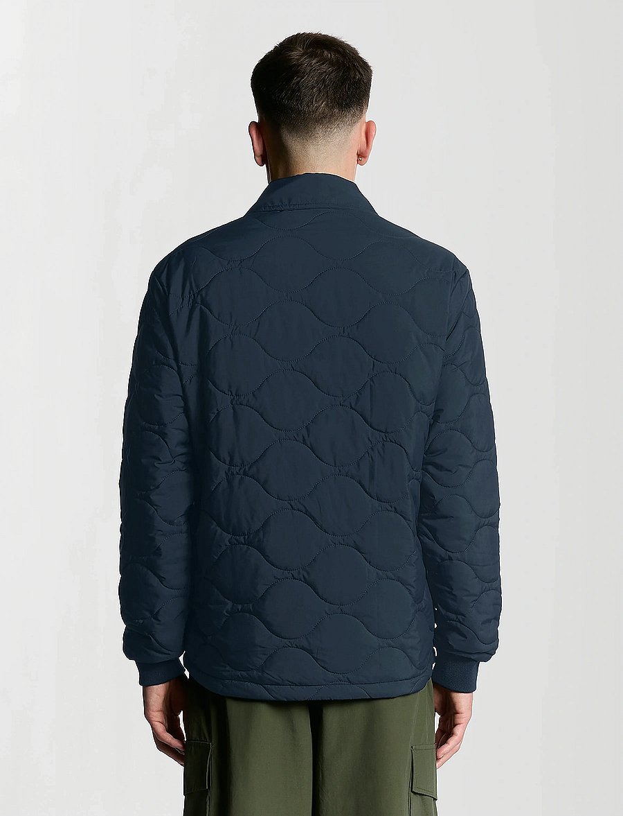 Lyle & Scott - Quilted Ripstop Jacket - herbstjacken - z271 dark navy - 3