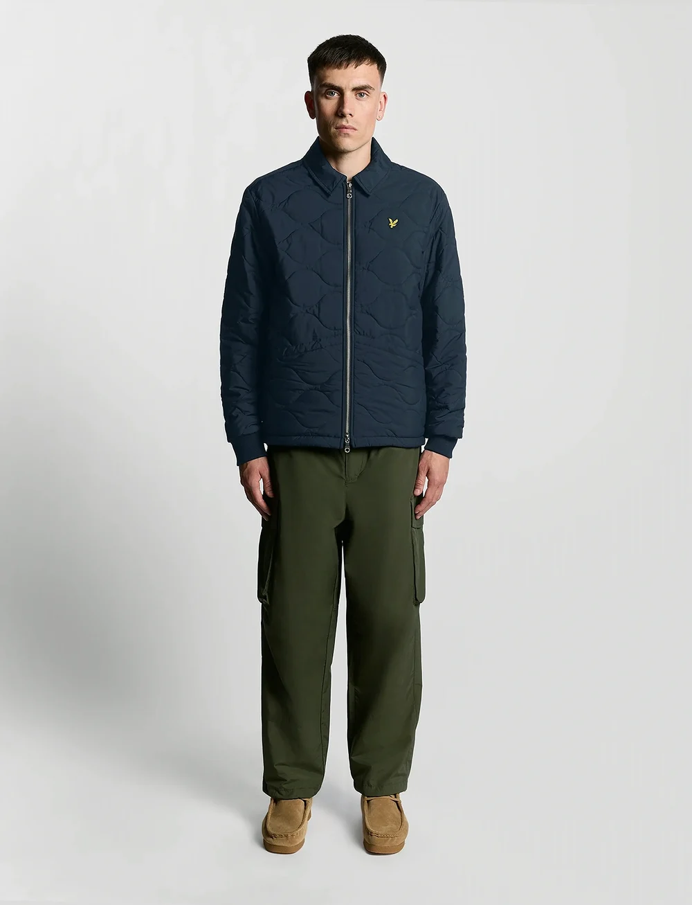 Lyle & Scott - Quilted Ripstop Jacket - vestes d’automne - z271 dark navy - 4