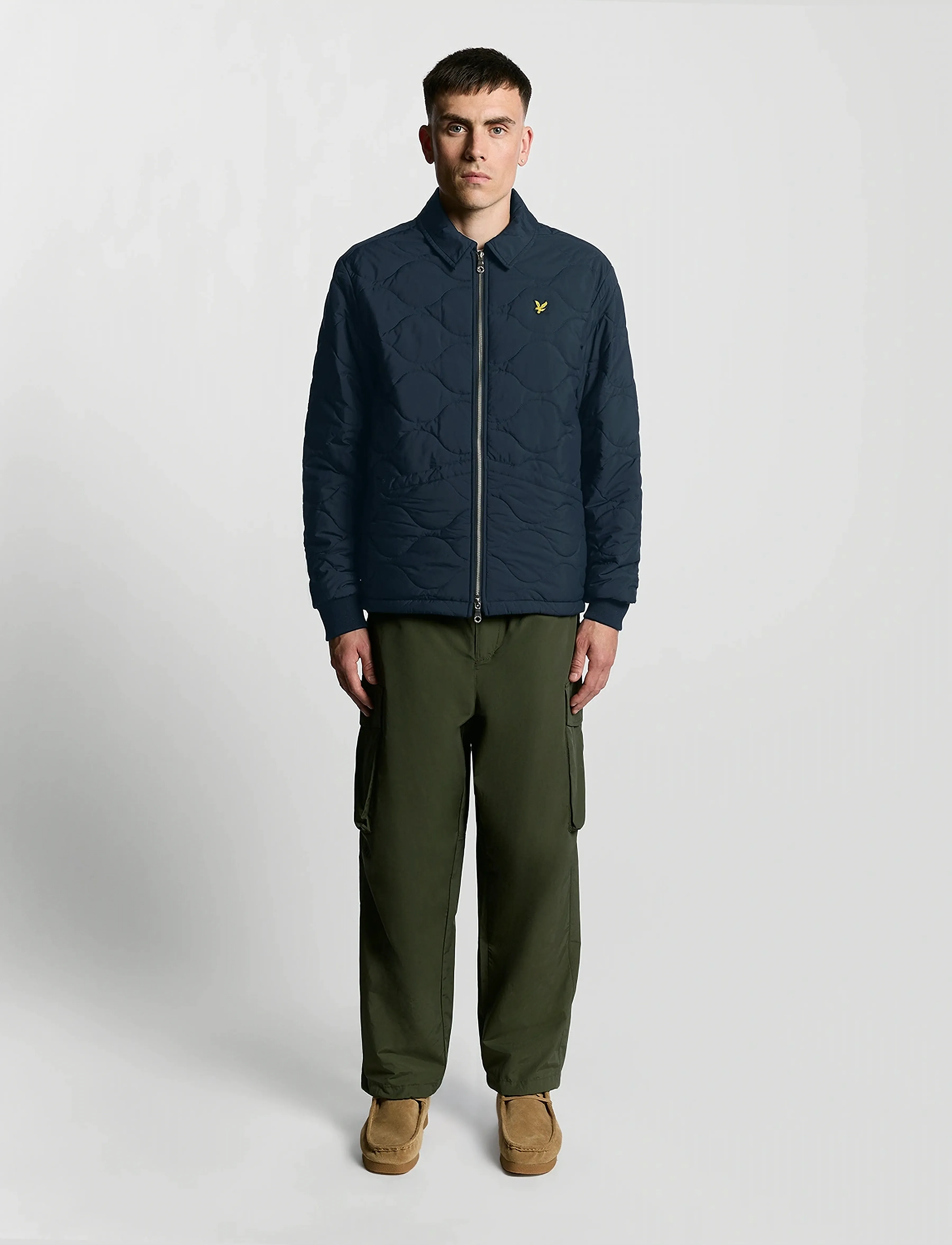 Lyle & Scott - Quilted Ripstop Jacket - jackets - z271 dark navy - 4