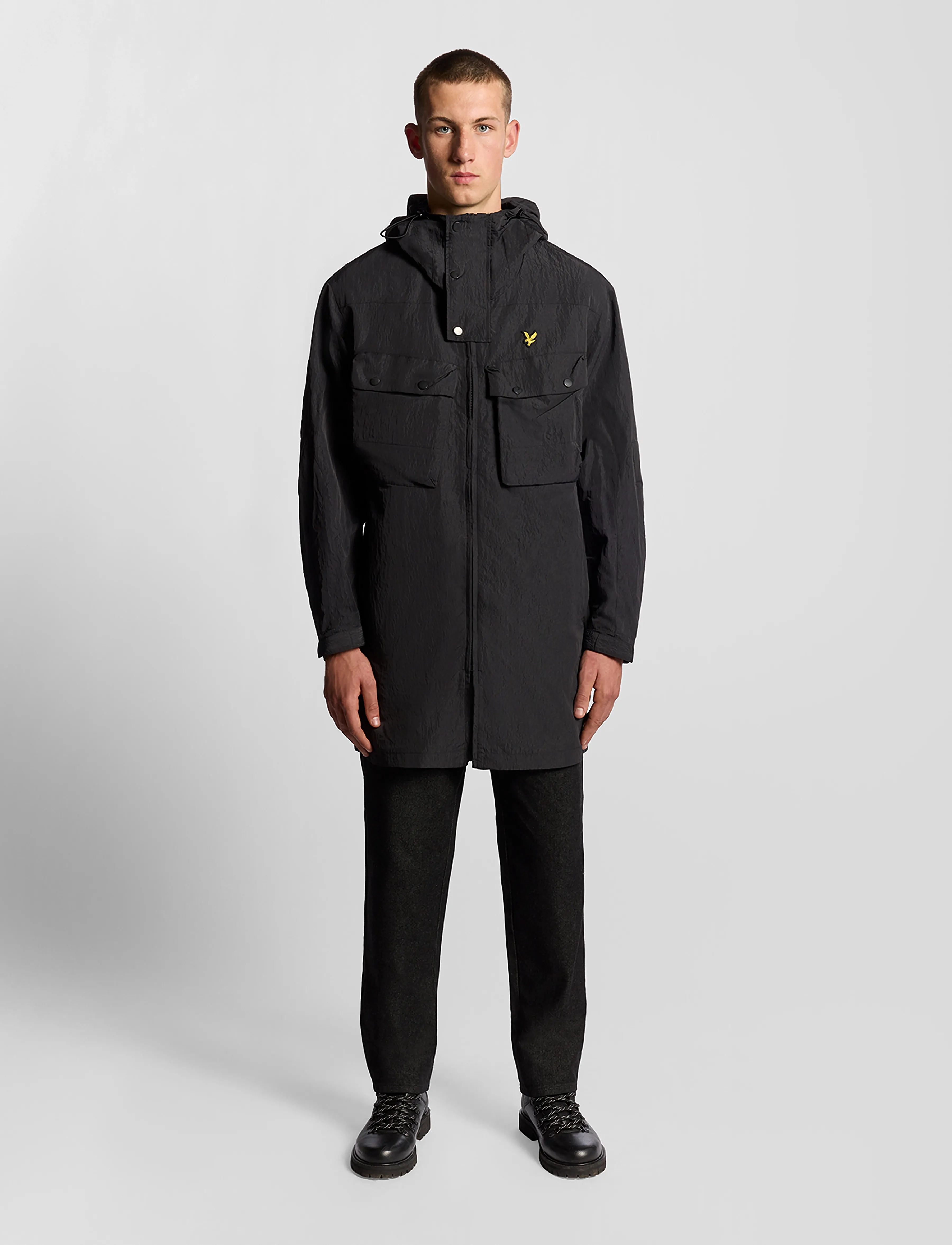 Lyle & Scott - Guard Parka - parka jakas - x002 black ice - 4