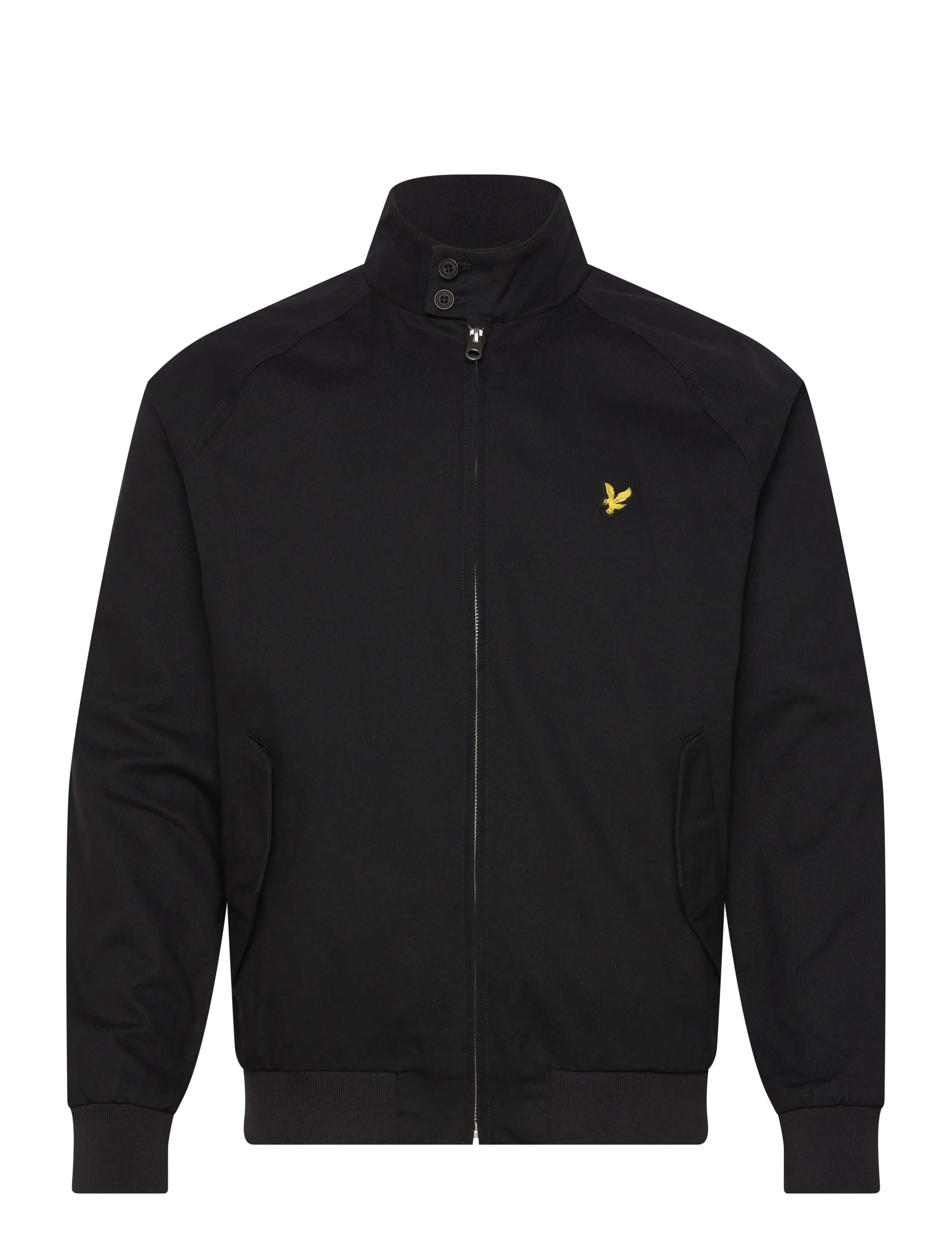 Lyle & Scott Cotton Harrington Jacket - Lyle & Scott - Z865 JET BLACK / black