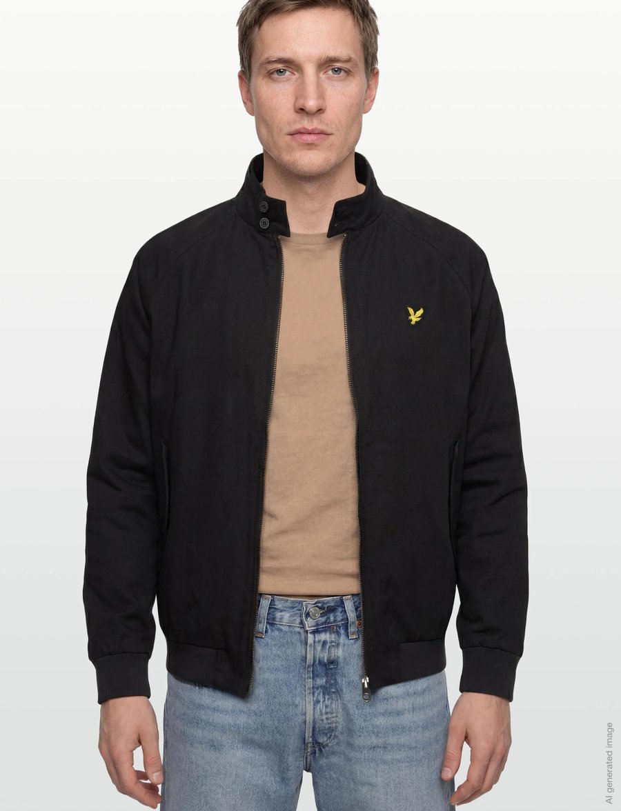 Lyle & Scott - Cotton Harrington Jacket - frühlingsjacken - z865 jet black - 3