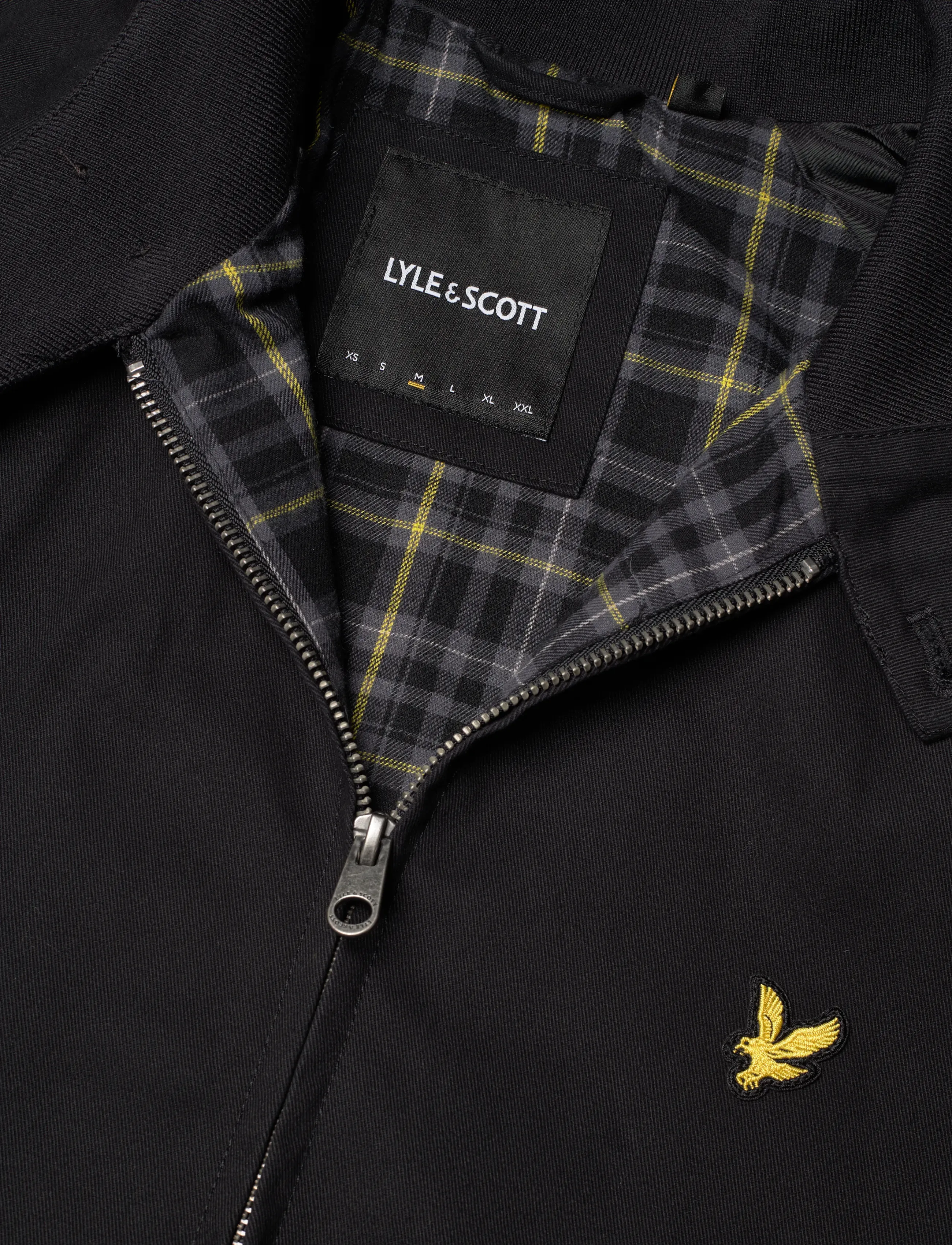 Lyle & Scott - Cotton Harrington Jacket - spring jackets - z865 jet black - 5
