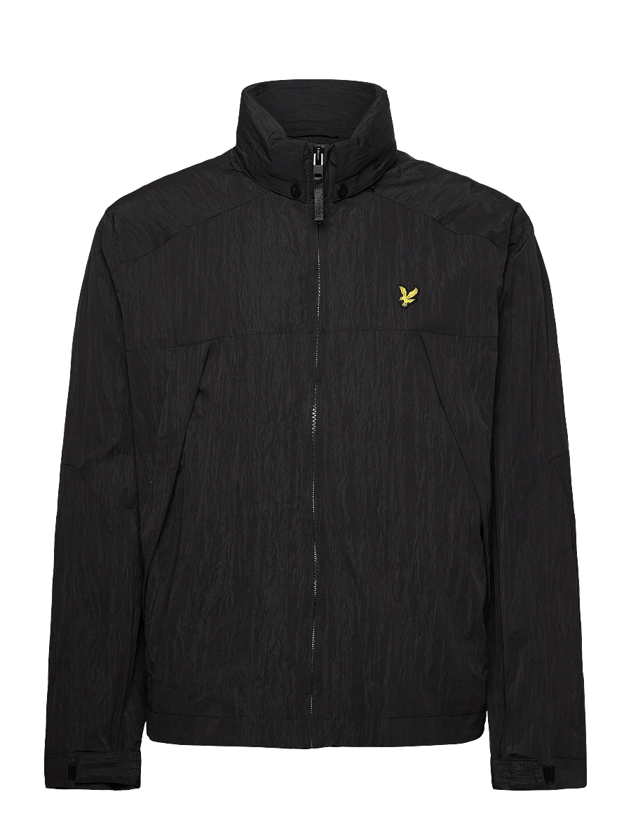 Lyle & Scott - Fold Away Hood Jacket - frühlingsjacken - x002 black ice - 1