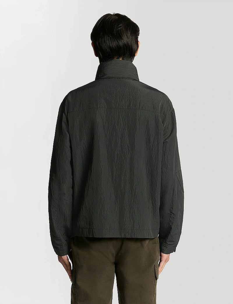 Lyle & Scott - Fold Away Hood Jacket - frühlingsjacken - x002 black ice - 4