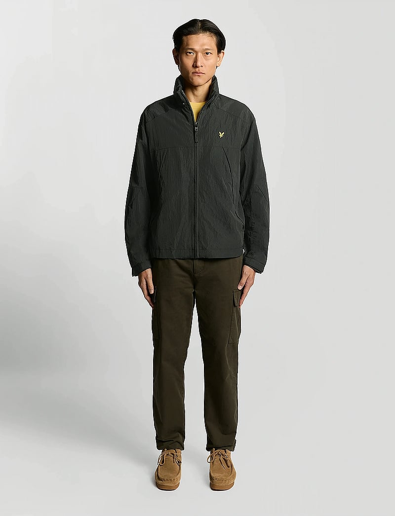 Lyle & Scott - Fold Away Hood Jacket - frühlingsjacken - x002 black ice - 5