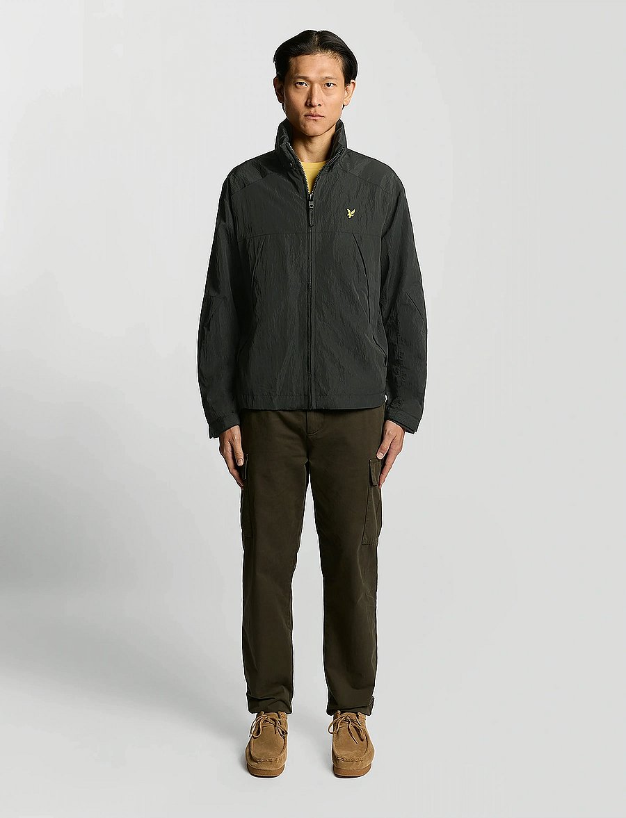 Lyle & Scott - Fold Away Hood Jacket - frühlingsjacken - x002 black ice - 5