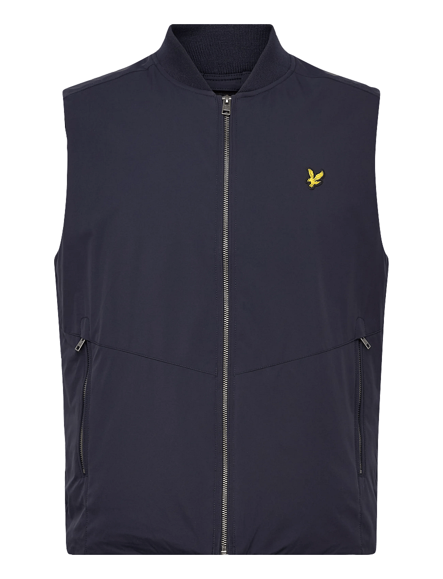 Lyle & Scott - Quilted Shell Gilet - kamizelki - dark navy - 1