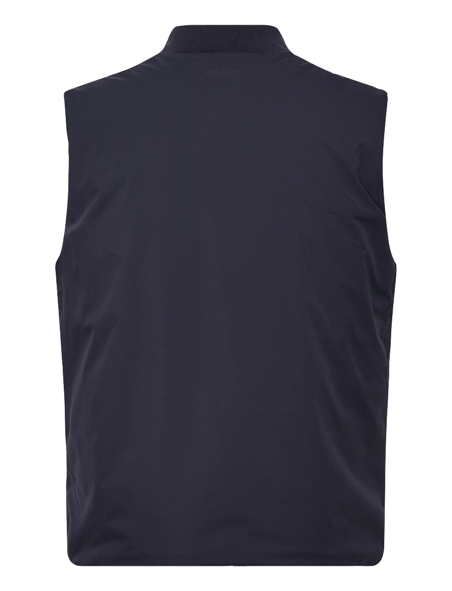Lyle & Scott - Quilted Shell Gilet - kamizelki - dark navy - 2