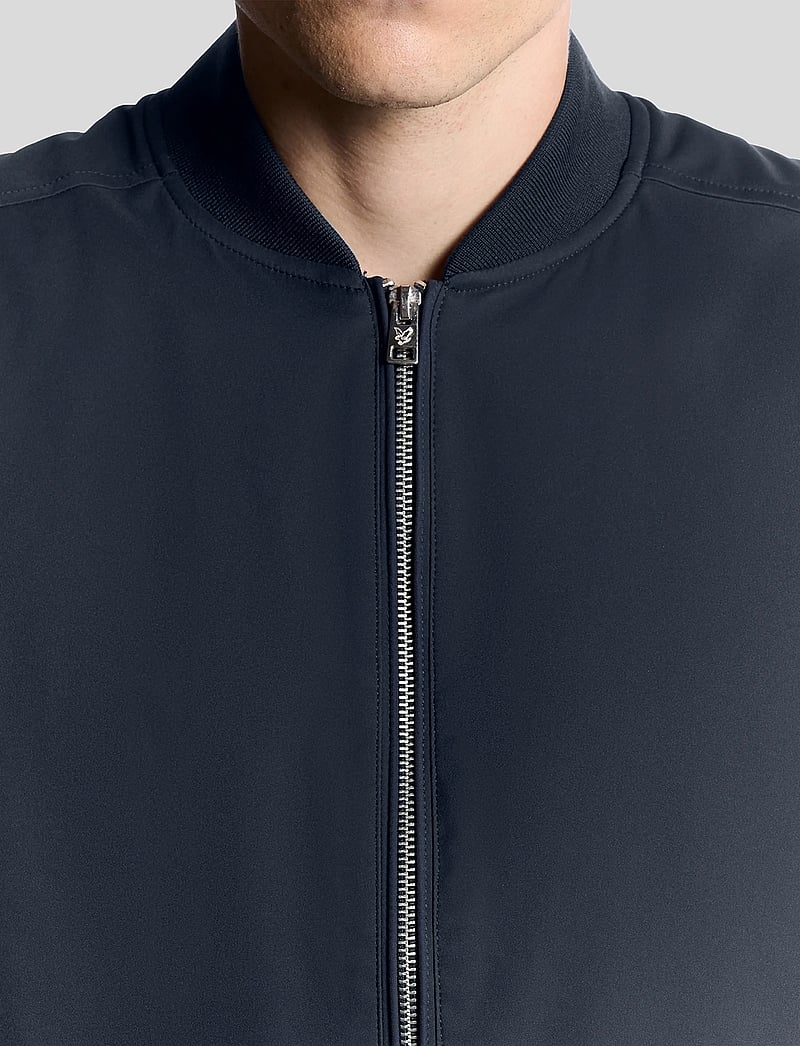Lyle & Scott - Quilted Shell Gilet - västar - dark navy - 4