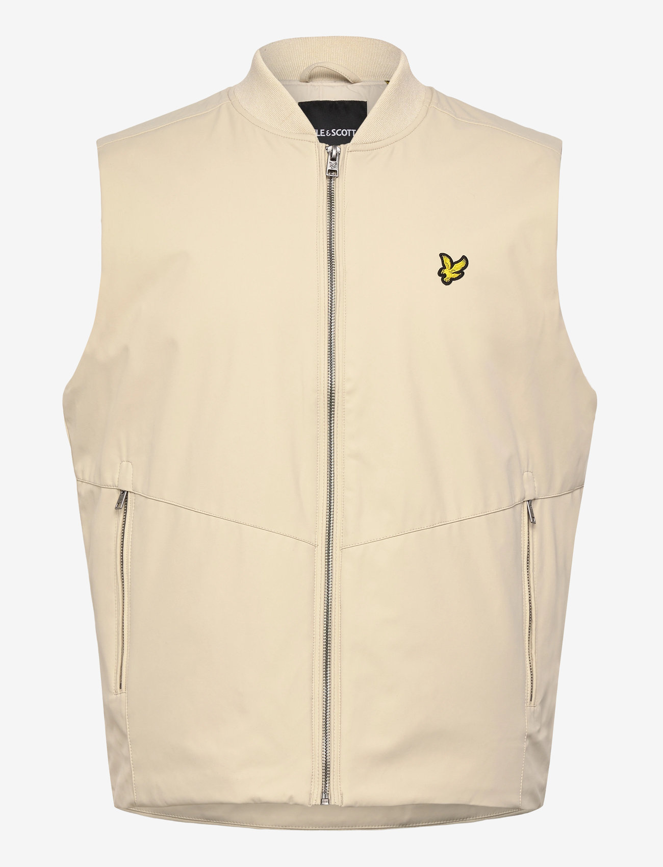 Lyle & Scott - Quilted Shell Gilet - vests - x865 grey taupe - 1