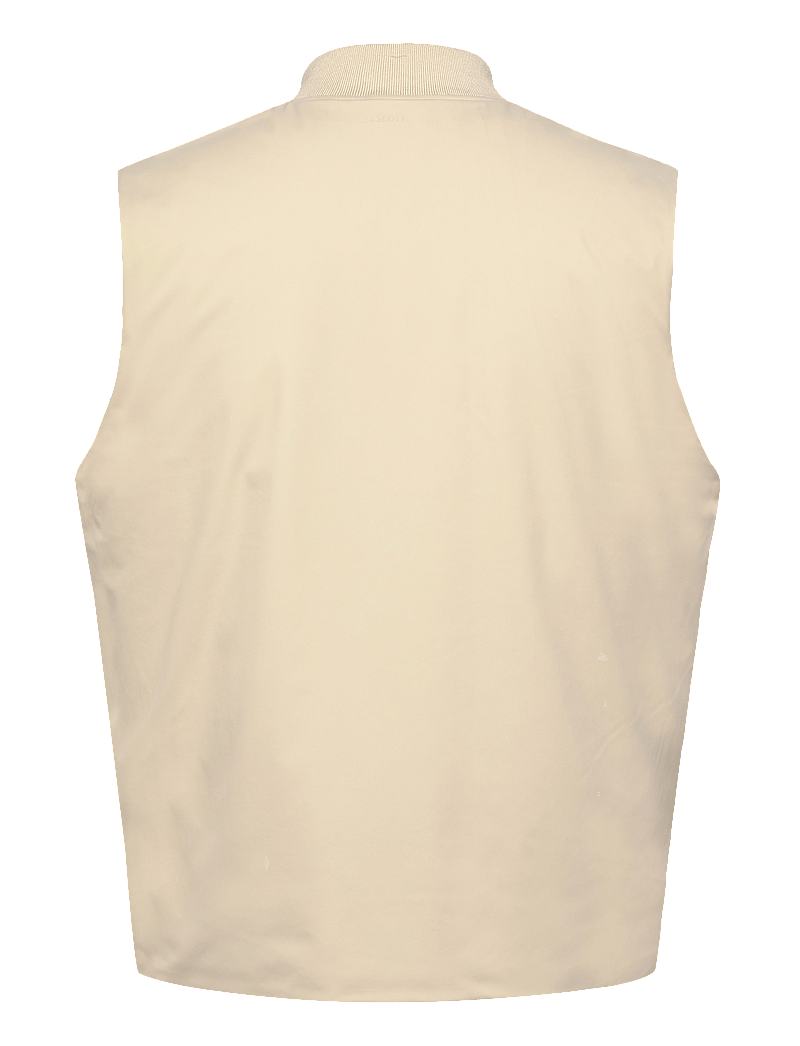 Lyle & Scott - Quilted Shell Gilet - vests - x865 grey taupe - 2