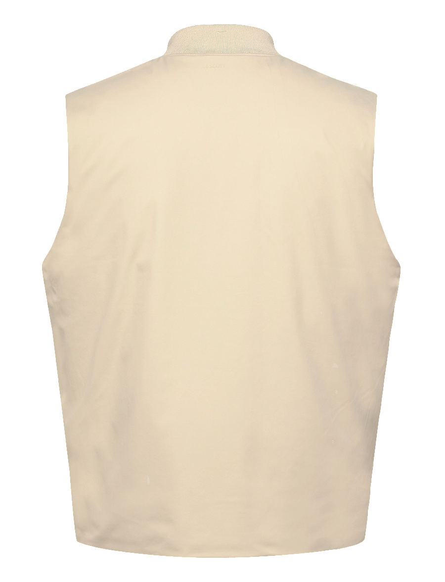 Lyle & Scott - Quilted Shell Gilet - västar - x865 grey taupe - 2