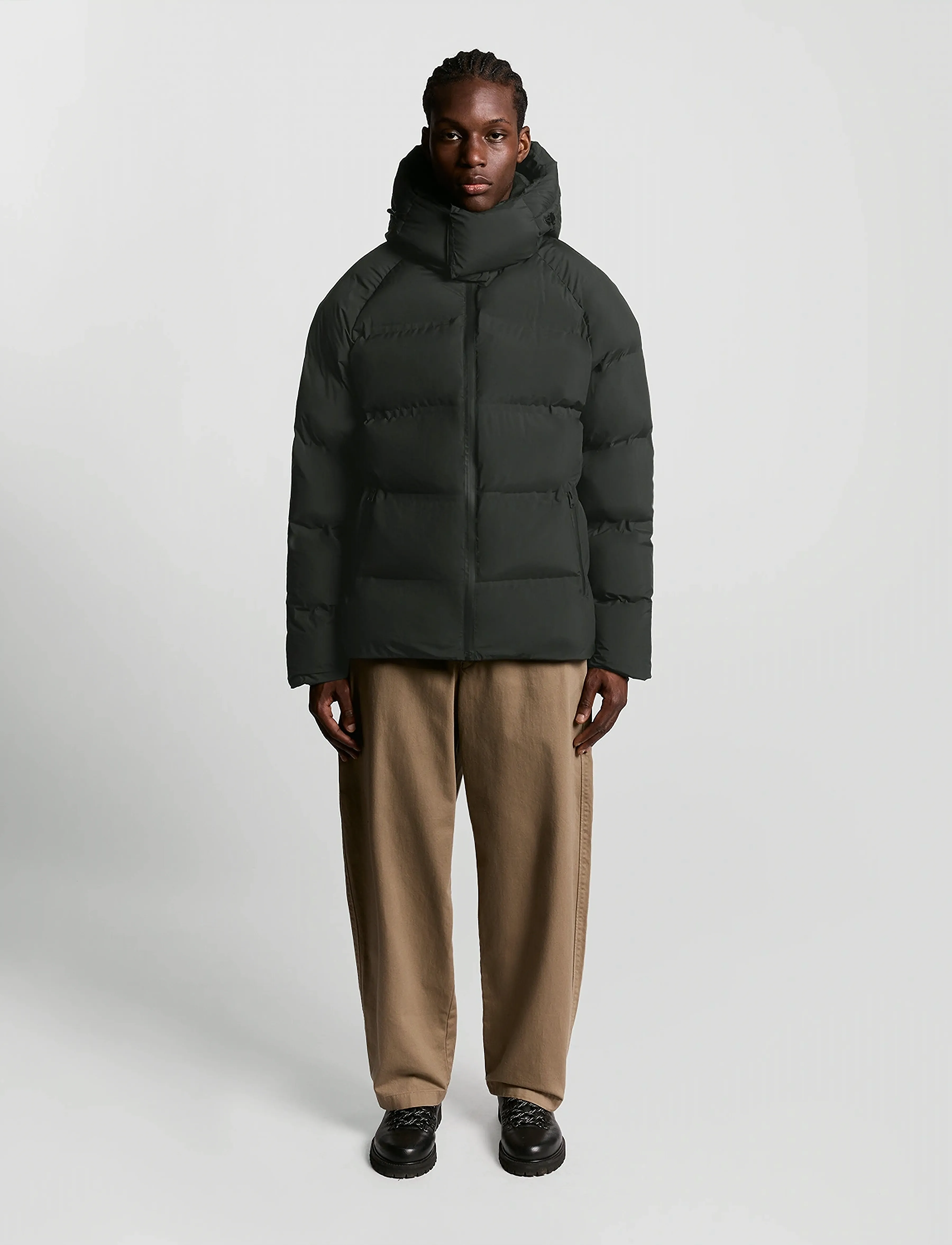 Lyle & Scott - Welded Puffer Jacket - lyhyet takit - jet black - 4