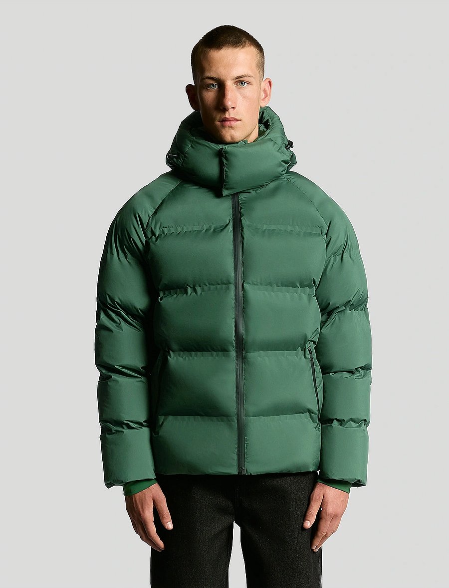 Lyle & Scott - Welded Puffer Jacket - dunjakker - x886 dark pine - 0