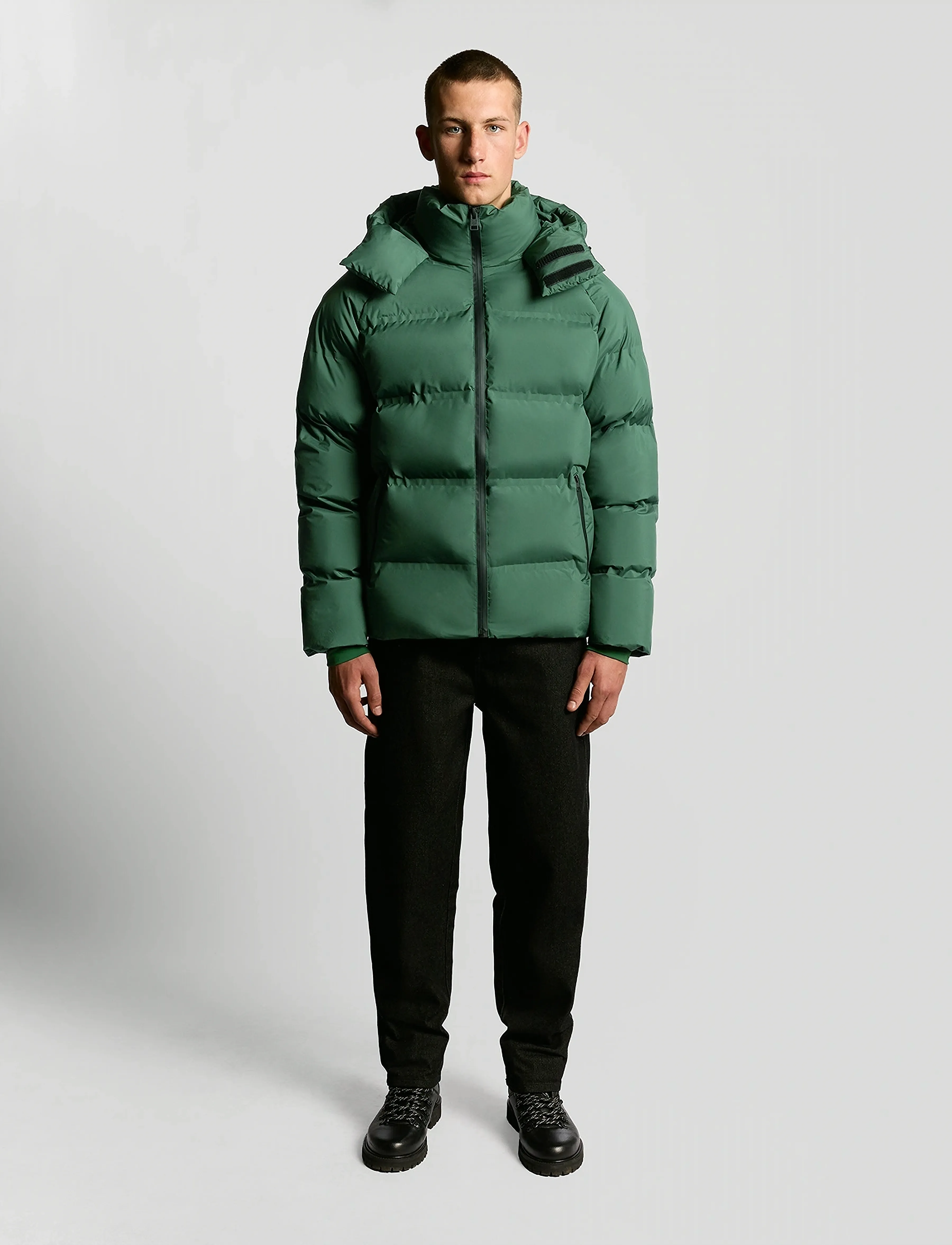 Lyle & Scott - Welded Puffer Jacket - lyhyet takit - x886 dark pine - 4