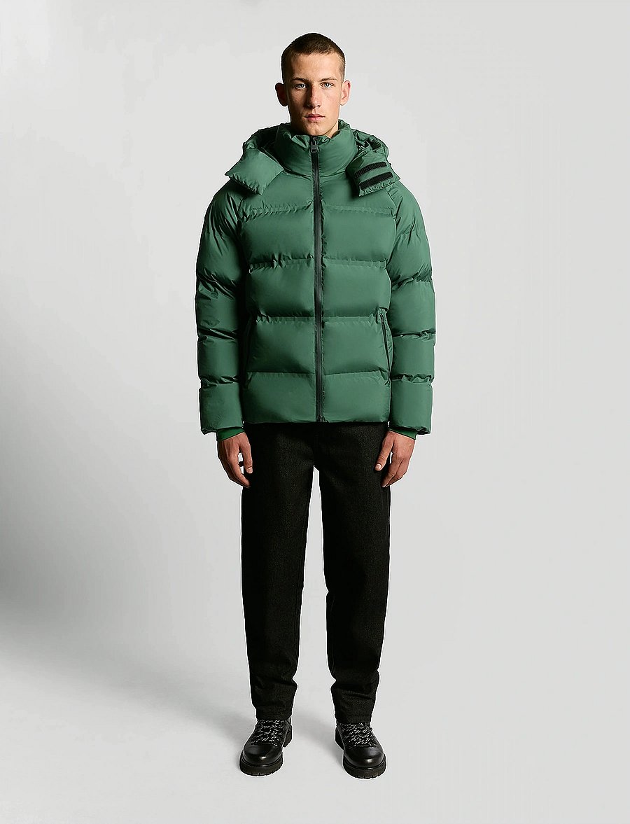 Lyle & Scott - Welded Puffer Jacket - dunjakker - x886 dark pine - 4