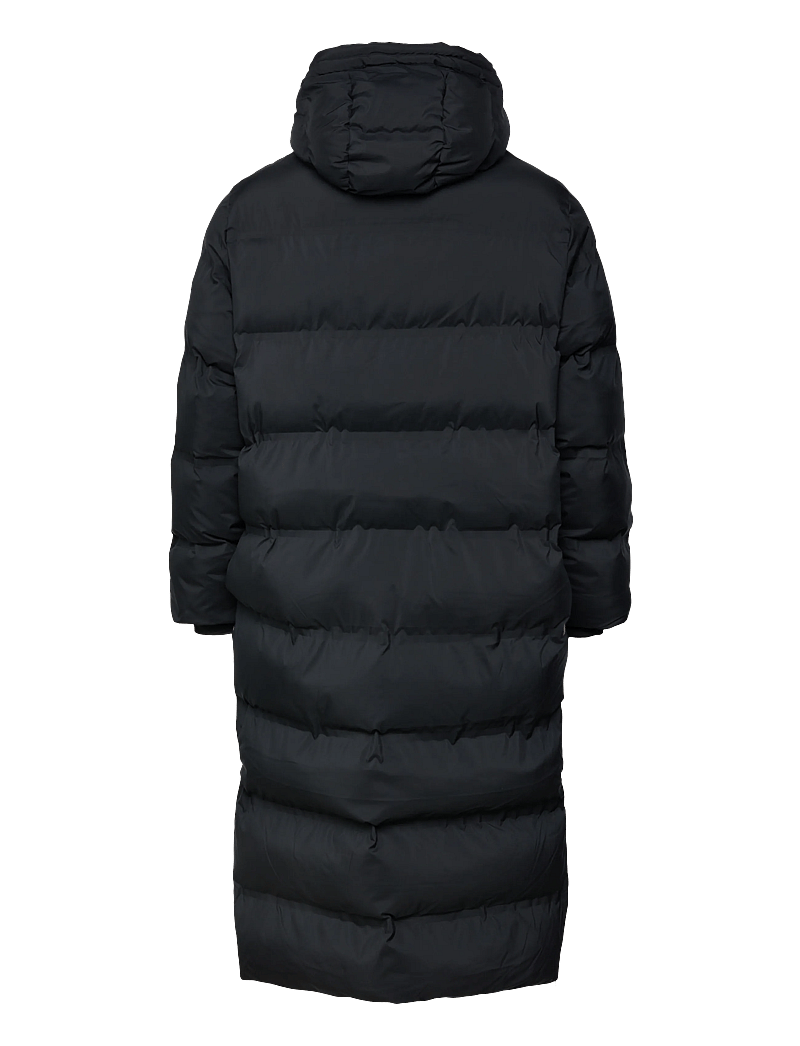 Lyle & Scott - Welded Longline Puffer Jacket - kurtki puchowe - z865 jet black - 1