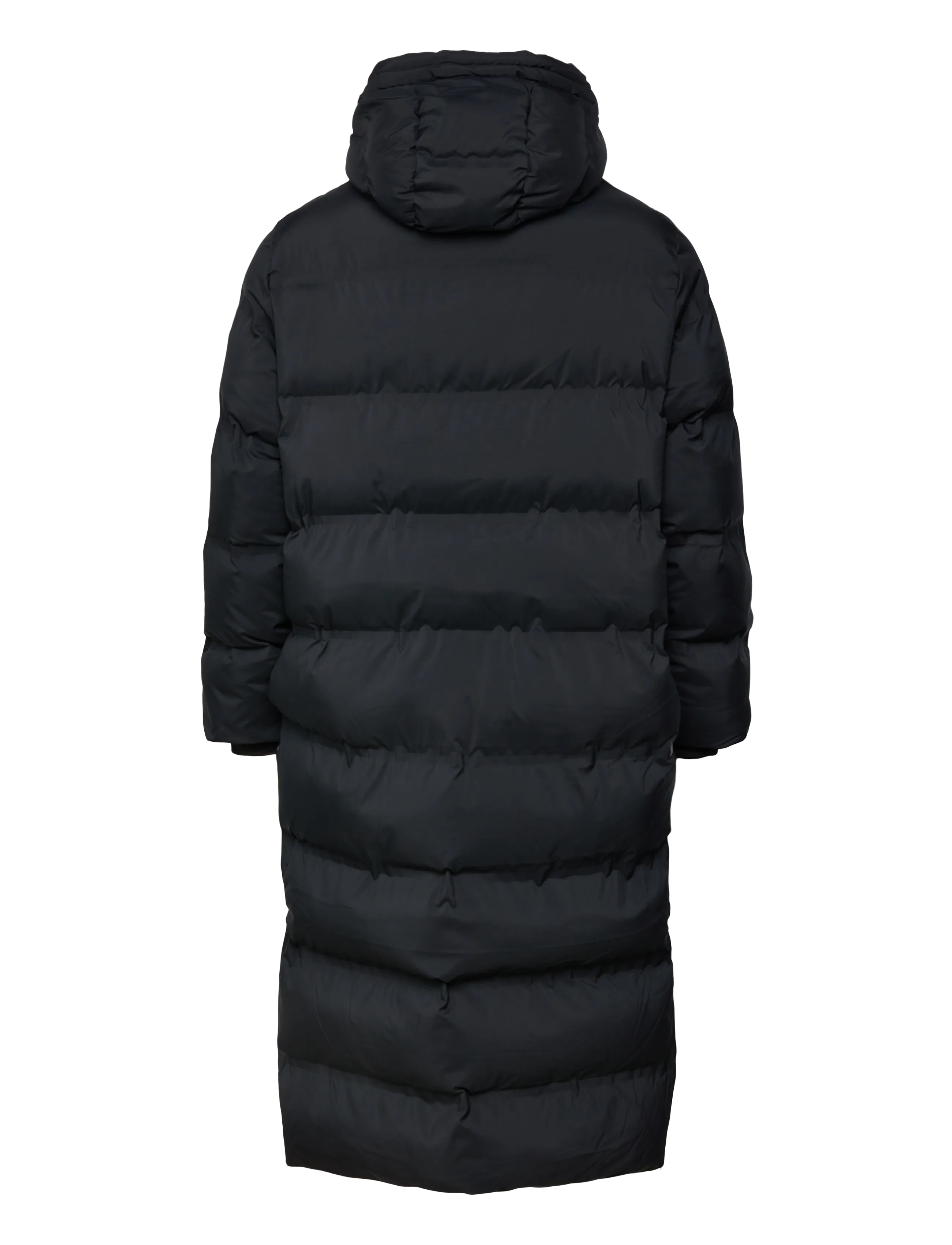 Lyle & Scott - Welded Longline Puffer Jacket - jackets - z865 jet black - 1