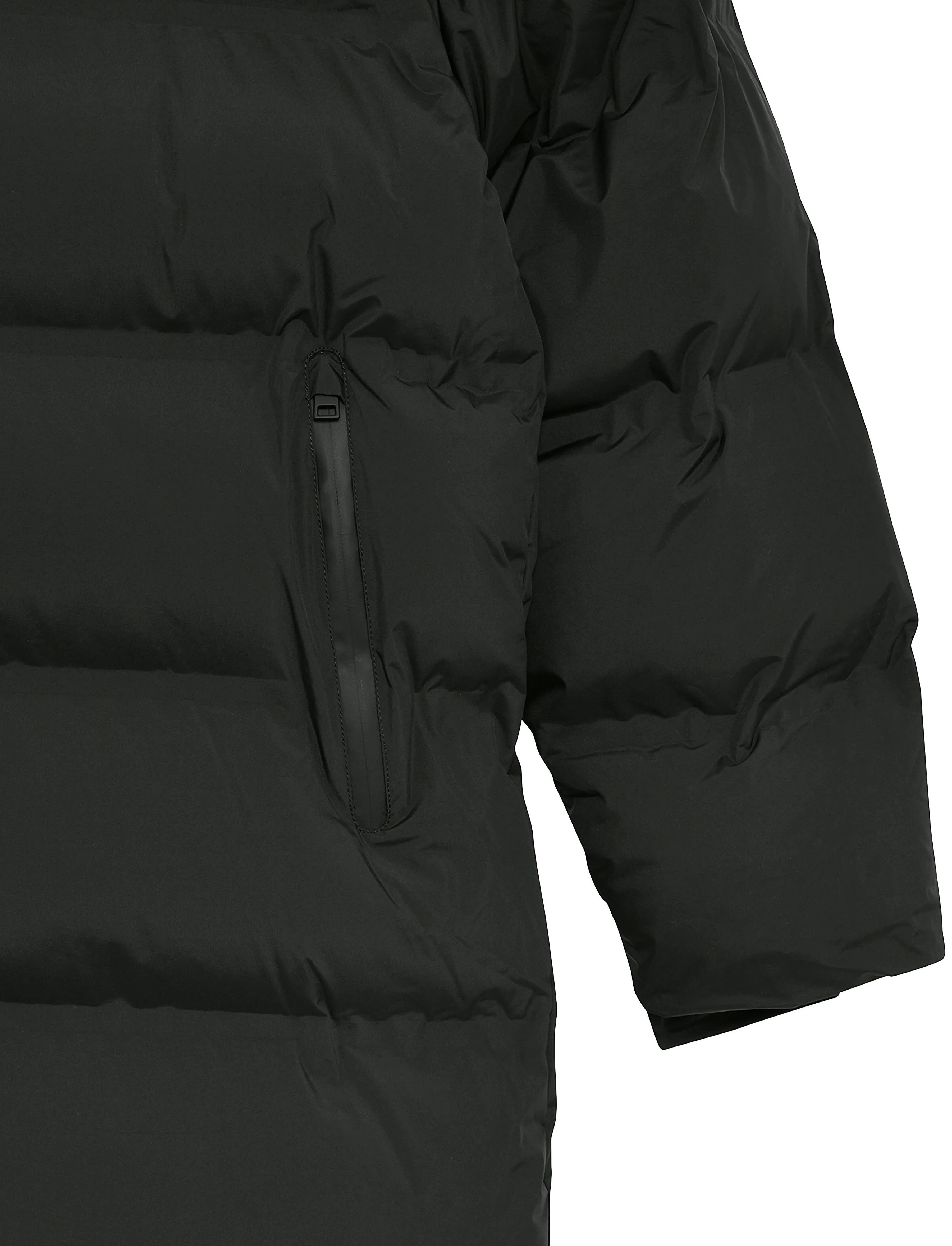 Lyle & Scott - Welded Longline Puffer Jacket - jackets - z865 jet black - 2