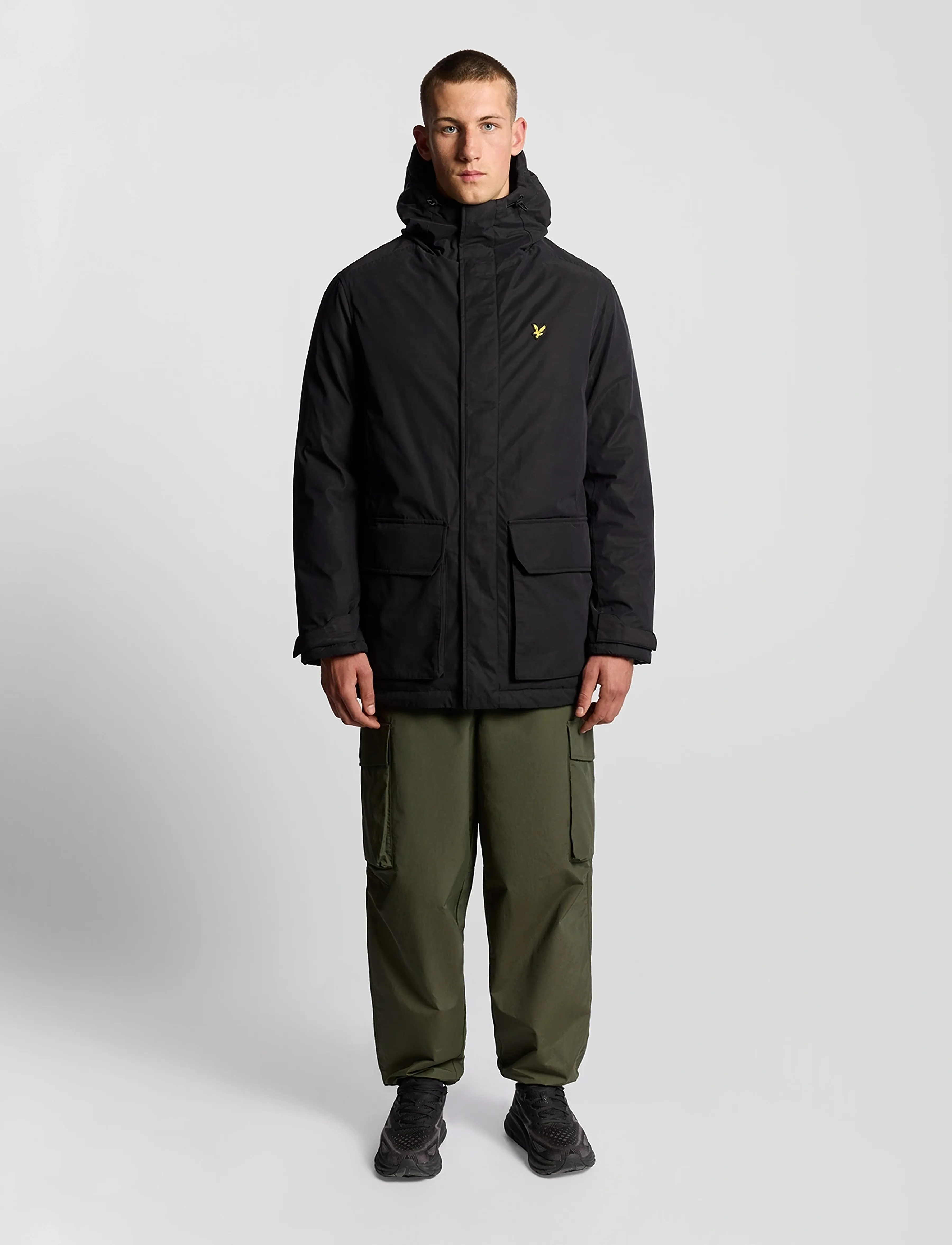 Lyle & Scott - Membrane Parka - jacken - jet black - 4