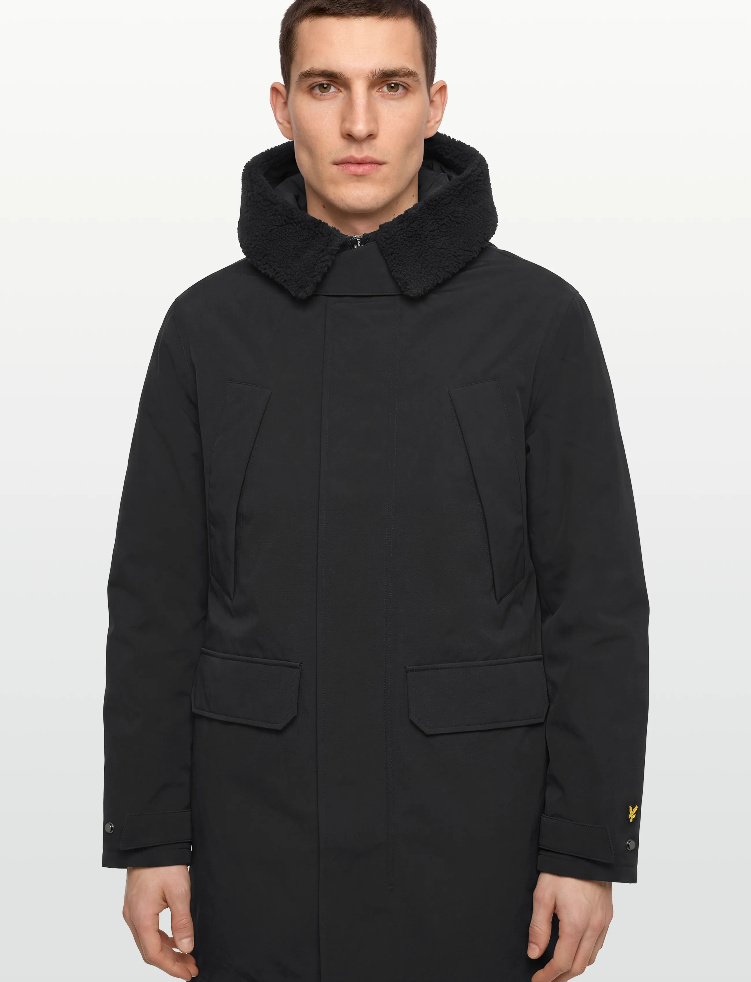 Lyle & Scott - Cold Weather Parka - parkas - z865 jet black - 3