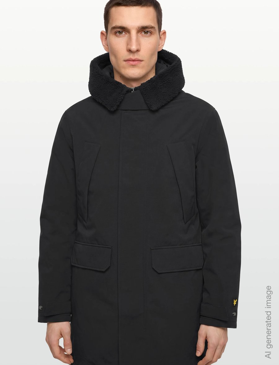 Lyle & Scott - Cold Weather Parka - parkad - z865 jet black - 3