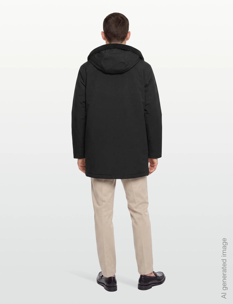Lyle & Scott - Cold Weather Parka - parkad - z865 jet black - 4