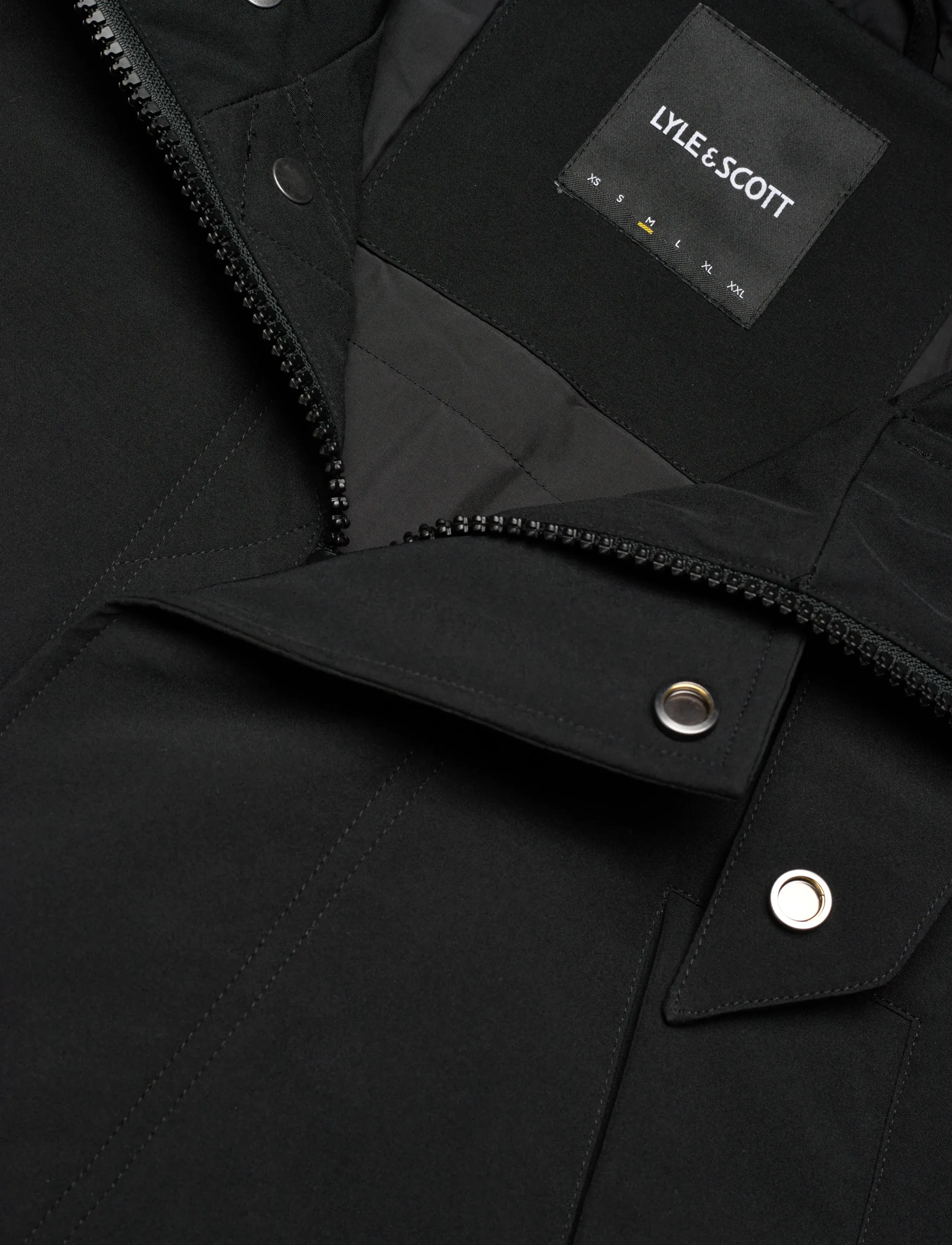 Lyle & Scott - Cold Weather Parka - parkas - z865 jet black - 2
