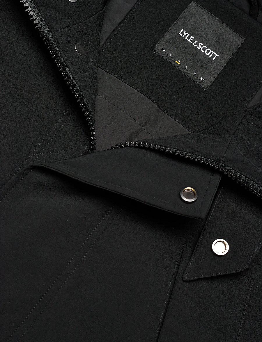Lyle & Scott - Cold Weather Parka - parkad - z865 jet black - 5