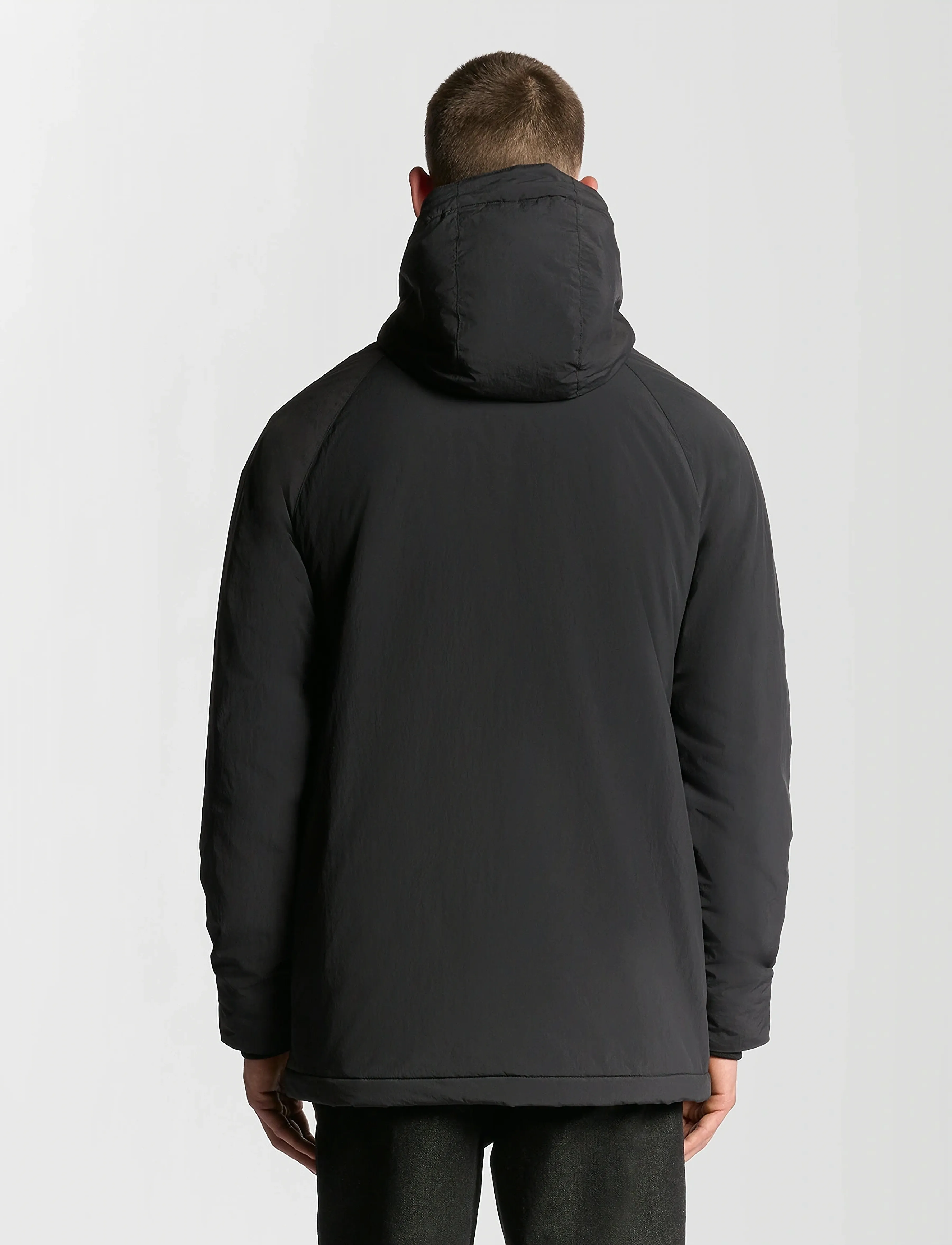 Lyle & Scott - Tactical Wadded Parka - parkas - x002 black ice - 3