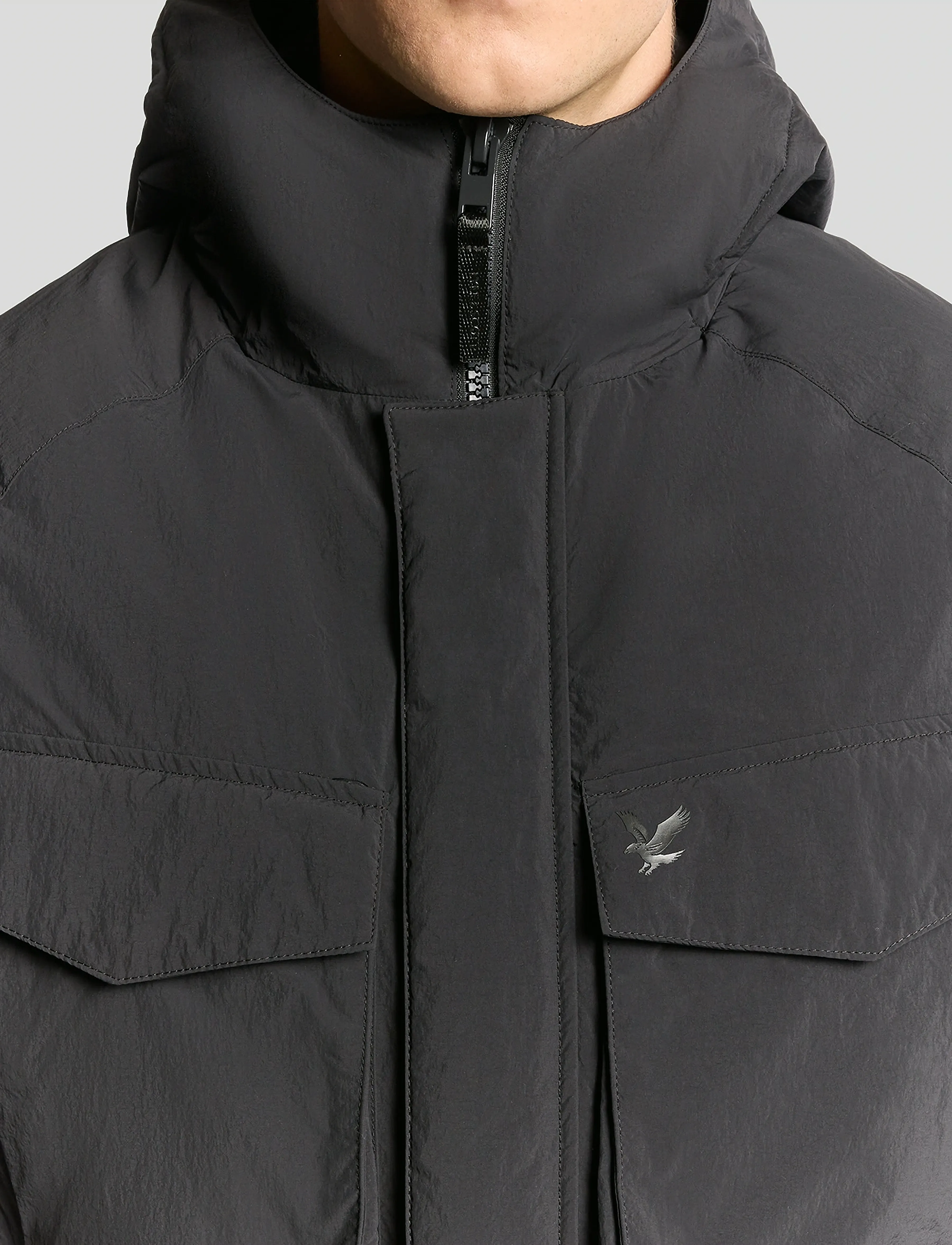 Lyle & Scott Tactical Wadded Parka vinterjackor herr – bild 5