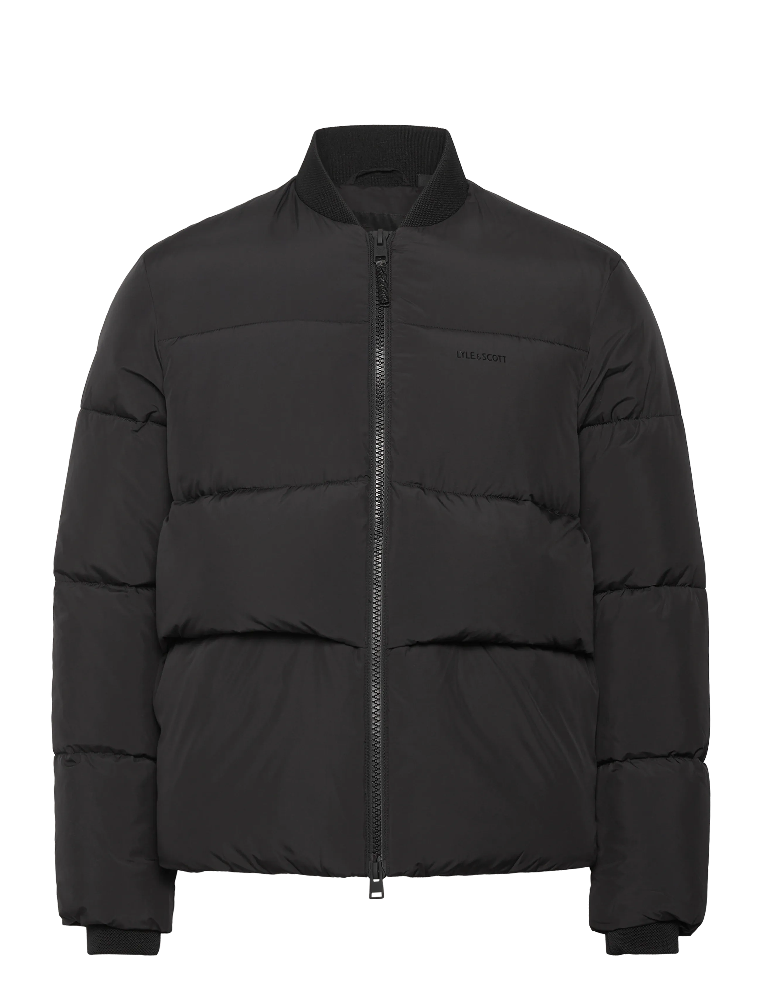 LYLE & SCOTT Puffer Bomber Jacke Schwarz - S - Herren