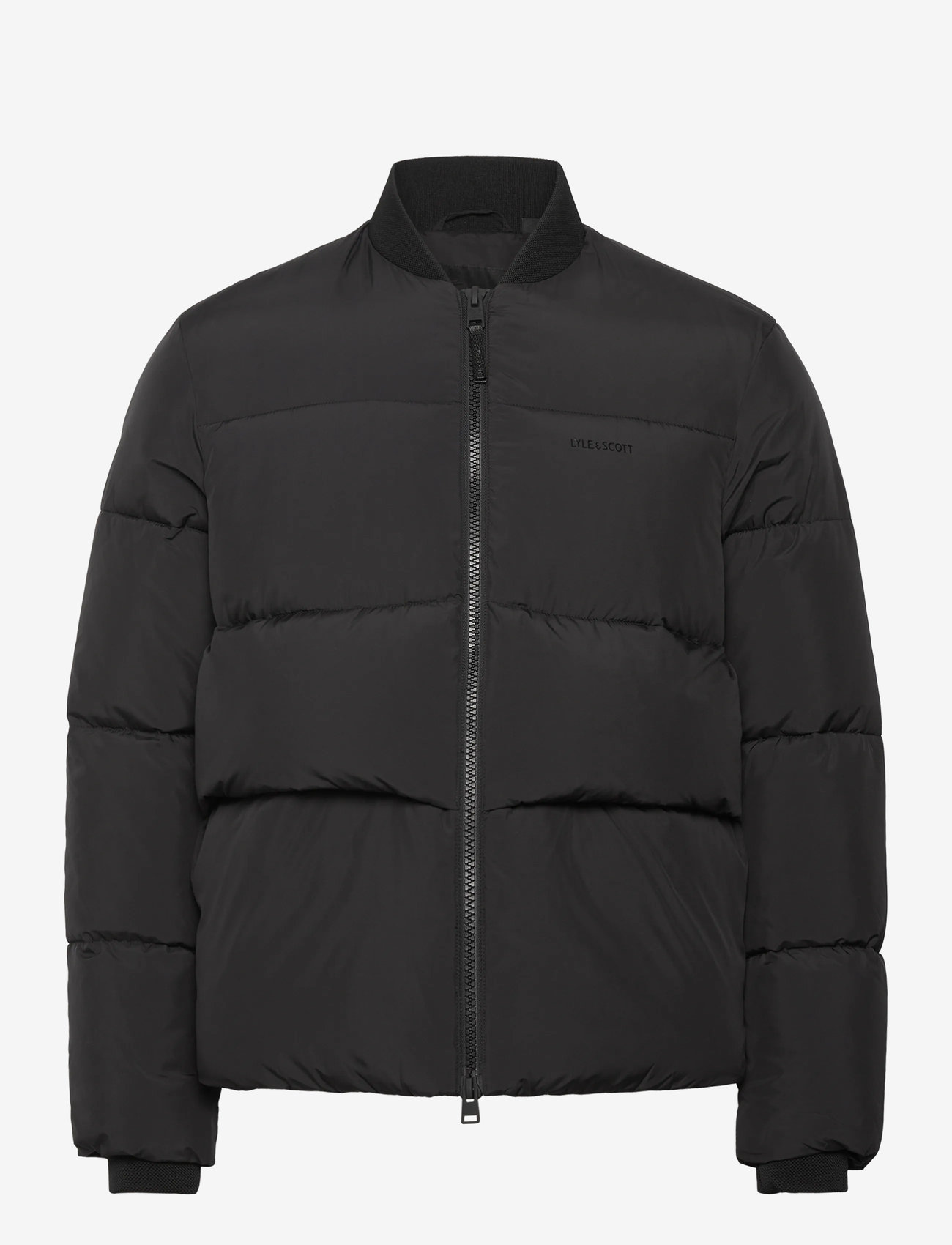 Lyle & Scott - Puffer Bomber Jacket - höstjackor - z865 jet black - 1