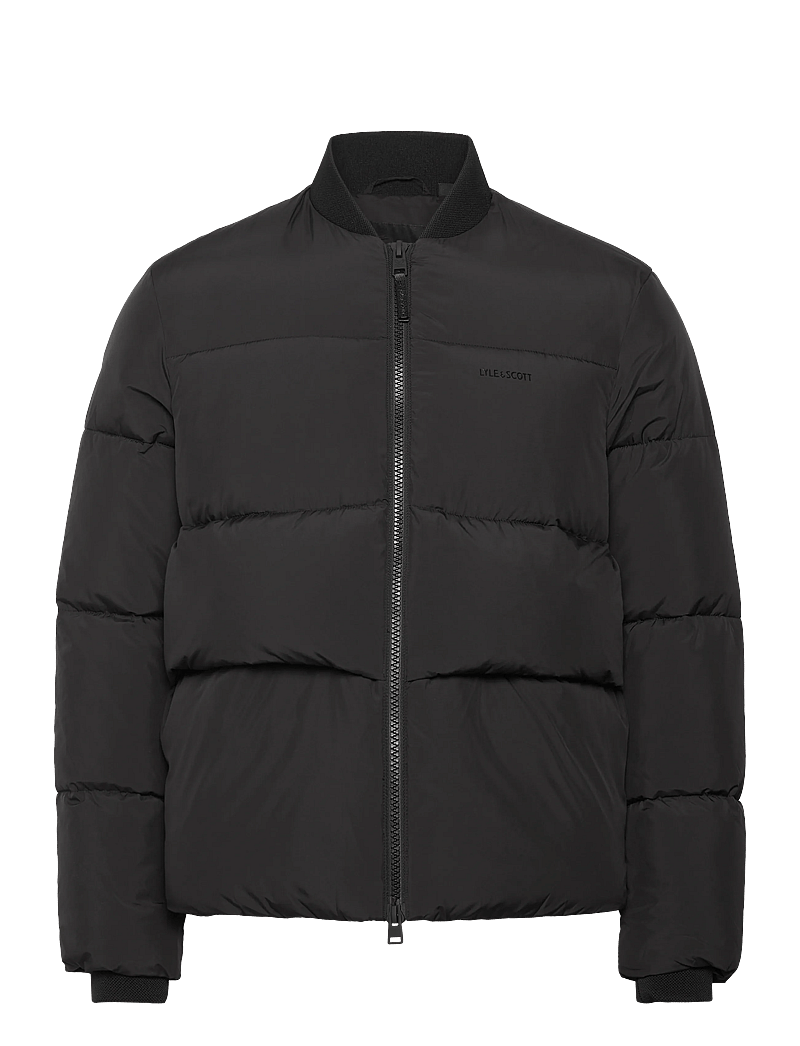 Lyle & Scott - Puffer Bomber Jacket - höstjackor - z865 jet black - 1