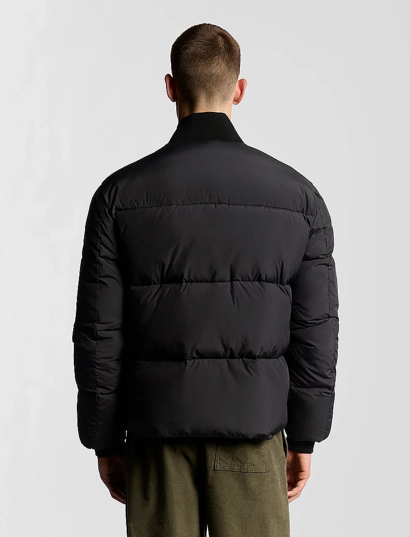 Lyle & Scott - Puffer Bomber Jacket - höstjackor - z865 jet black - 3