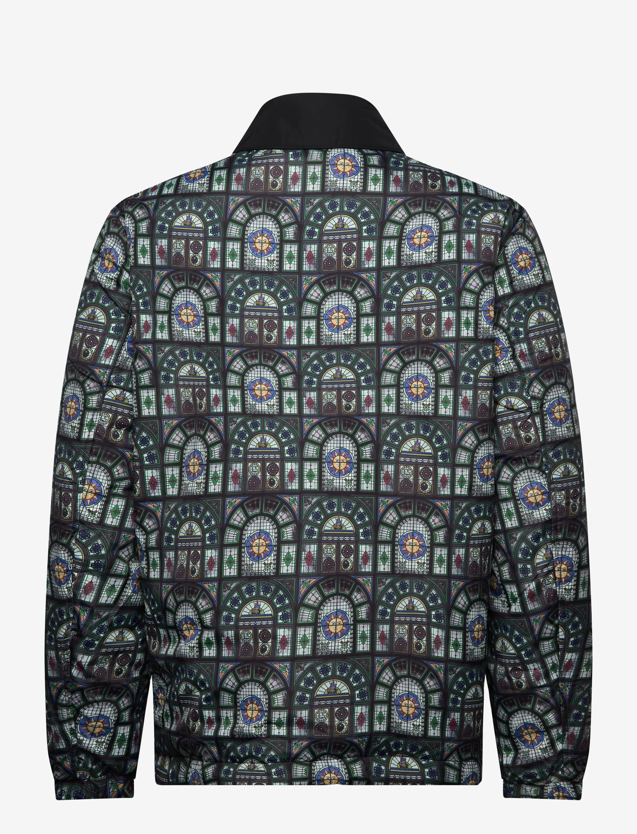 Lyle & Scott - Reversible Printed Jacket - fall jackets - z865 jet black - 4
