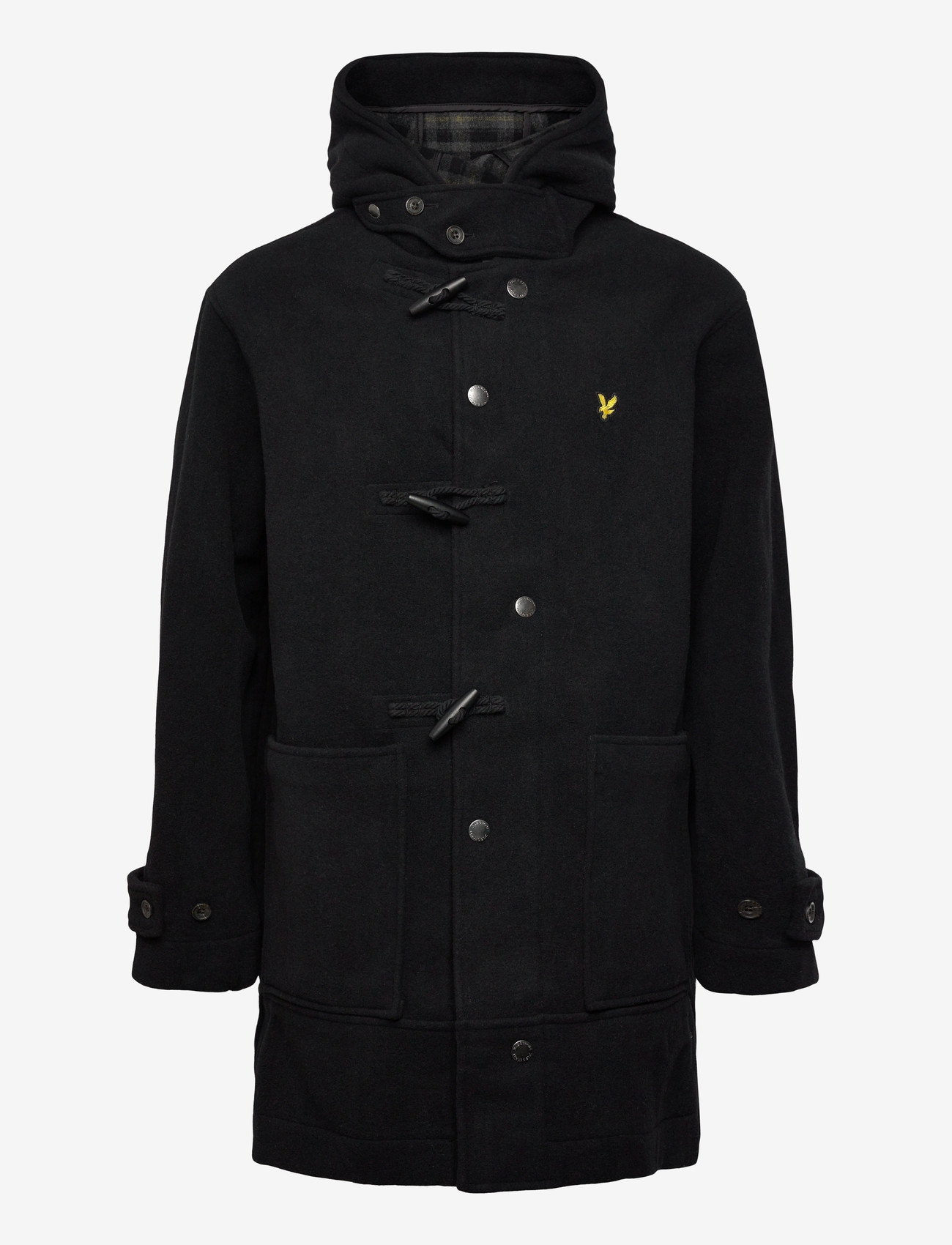 Lyle & Scott - Duffle Coat - wollmäntel - z865 jet black - 0