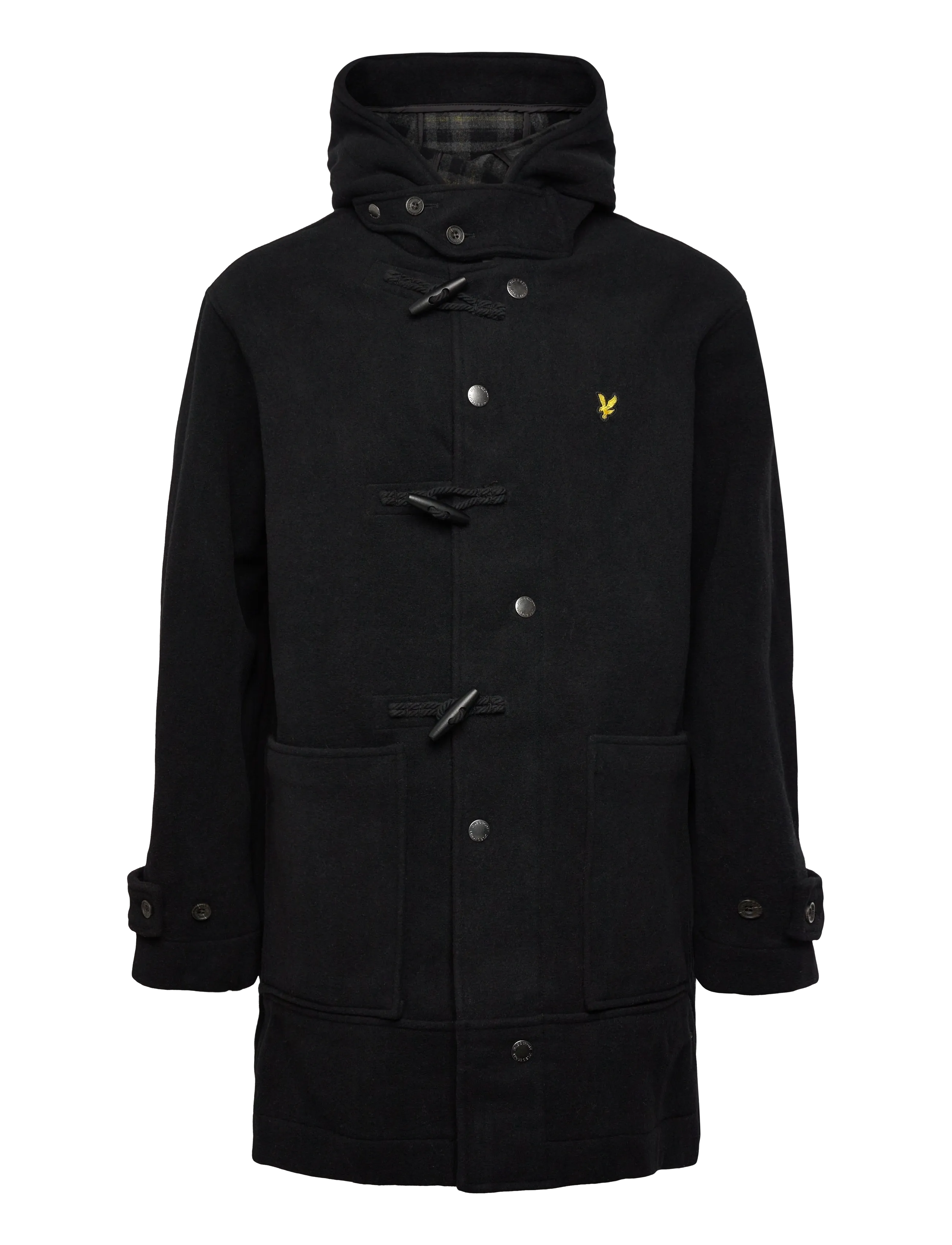 Lyle & Scott Duffle Coat - Kevadgarderoob - Z865 JET BLACK / black