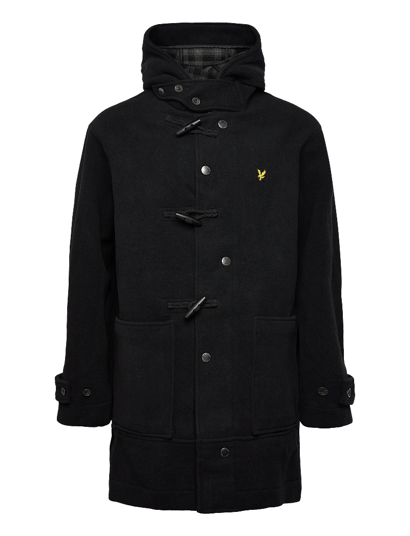 Lyle & Scott - Duffle Coat - wollmäntel - z865 jet black - 0