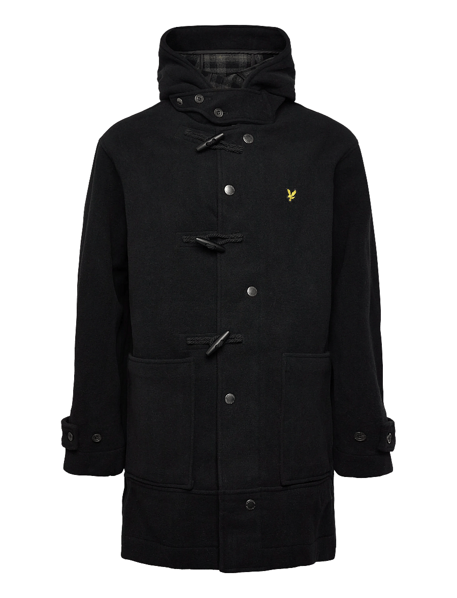 Lyle & Scott - Duffle Coat - villased mantlid - z865 jet black - 0