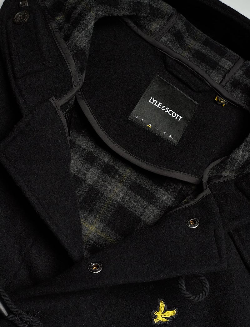 Lyle & Scott - Duffle Coat - wollmäntel - z865 jet black - 2