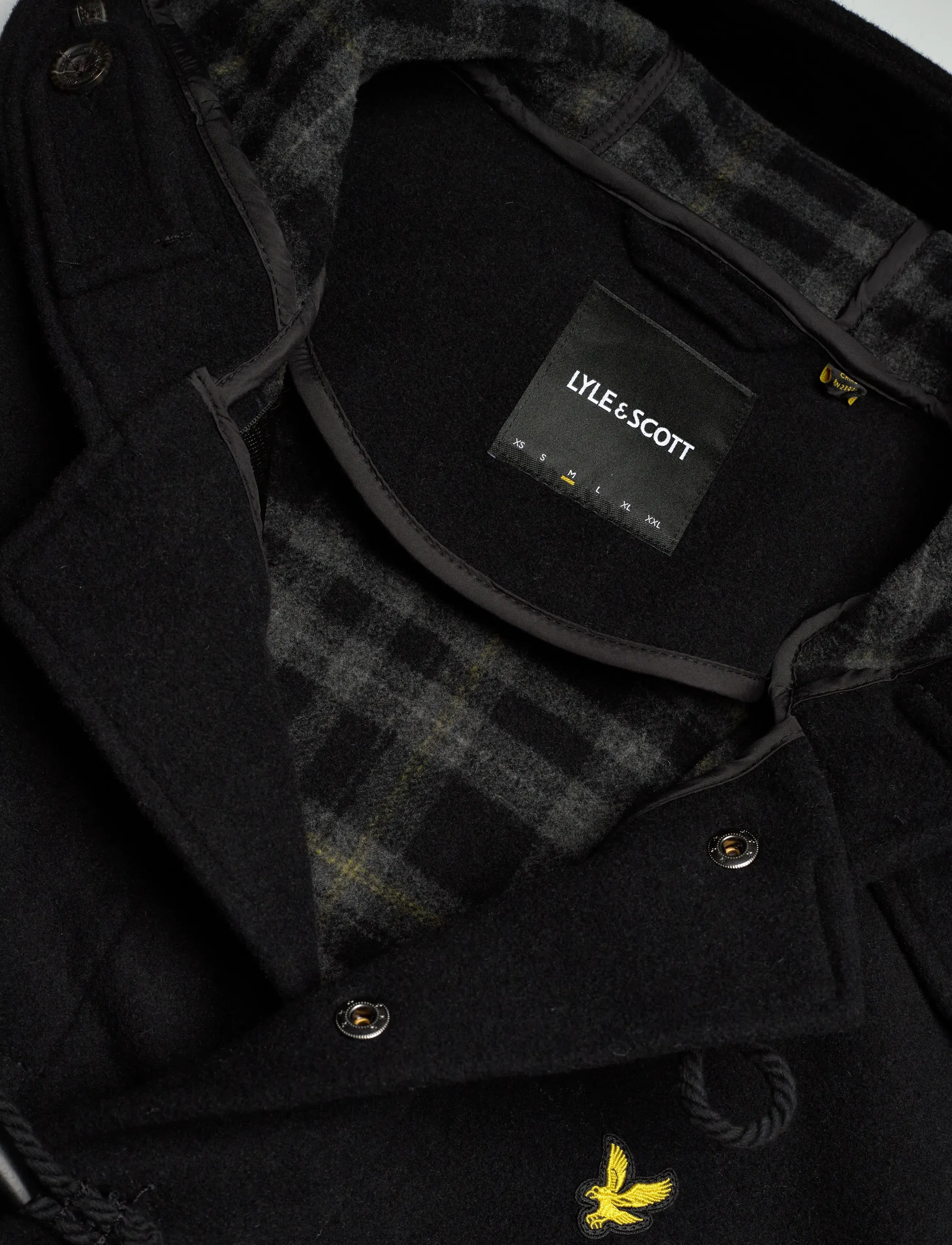 Lyle & Scott - Duffle Coat - mäntel - z865 jet black - 2