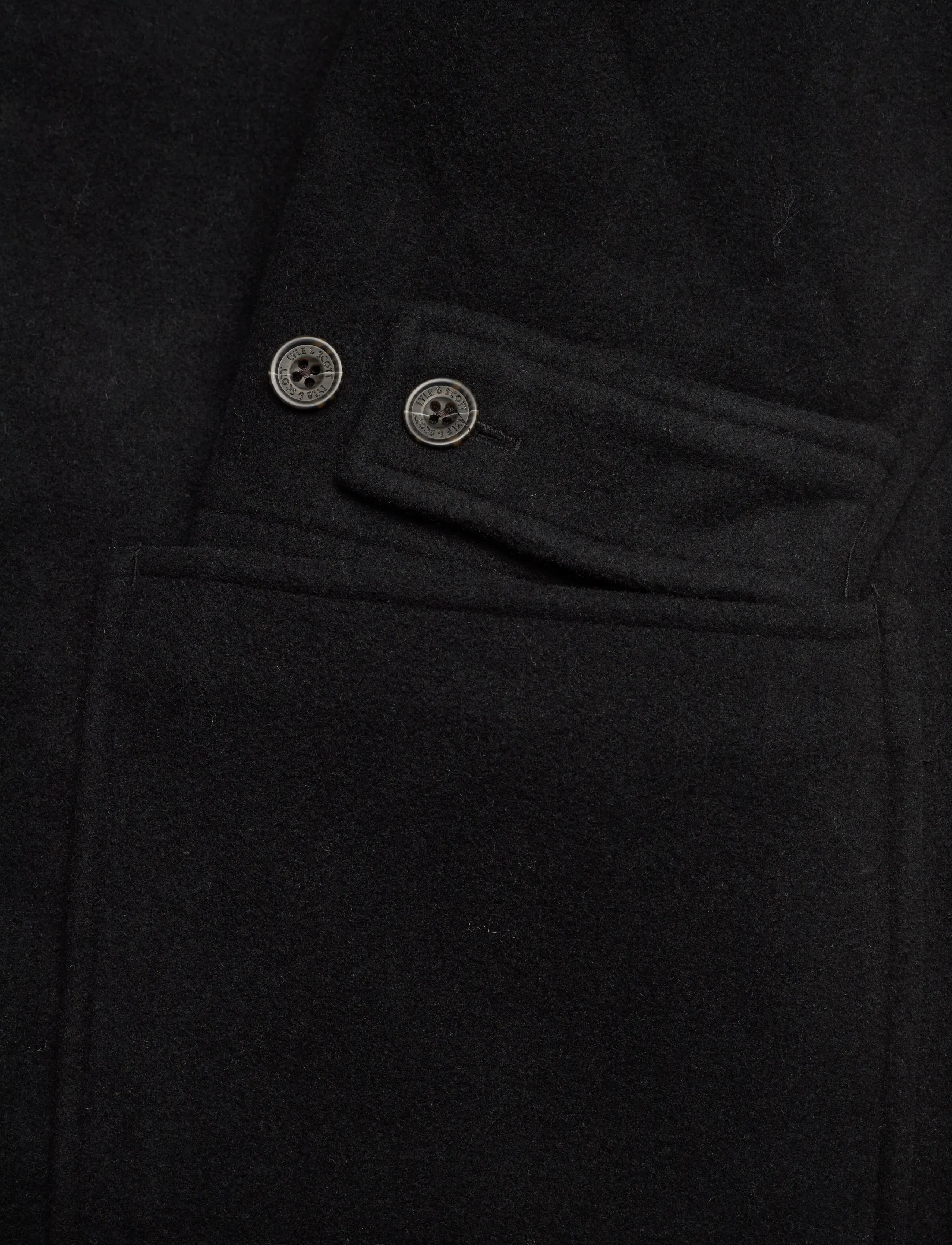 Lyle & Scott - Duffle Coat - mäntel - z865 jet black - 3