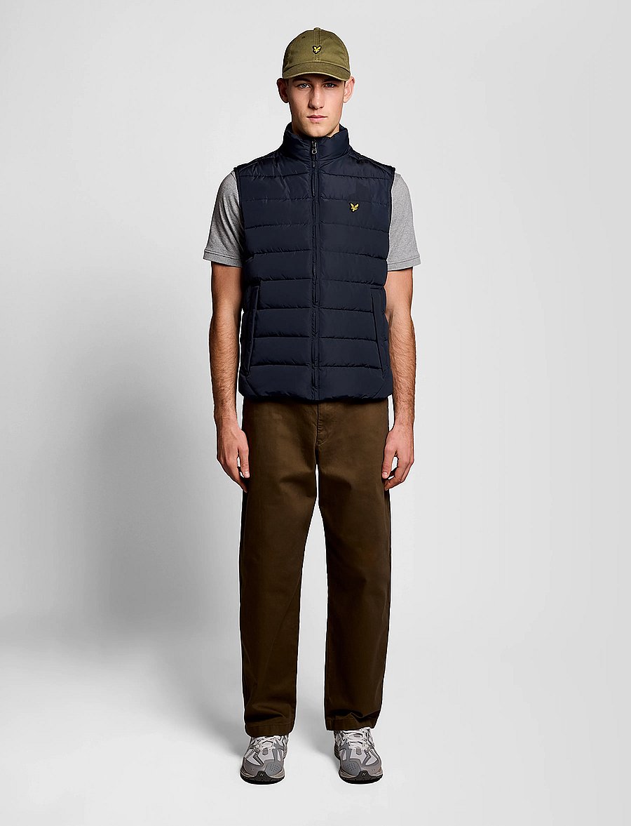 Lyle & Scott - Quilted Gilet - westen - dark navy - 3